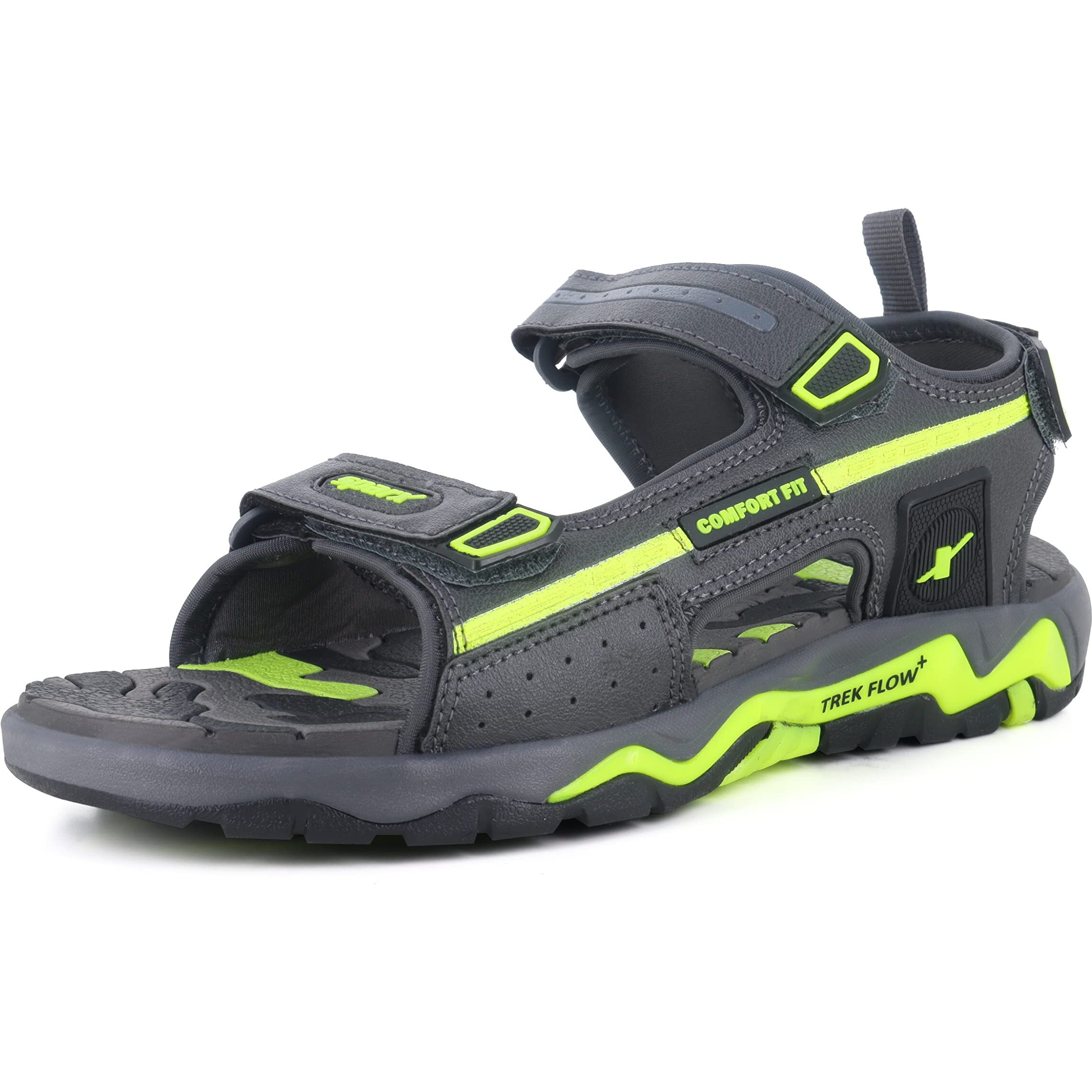 Sparx mens SS 615 | Latest, Daily Use, Stylish Floaters | Green Sport Sandal - 8 UK (SS 615)