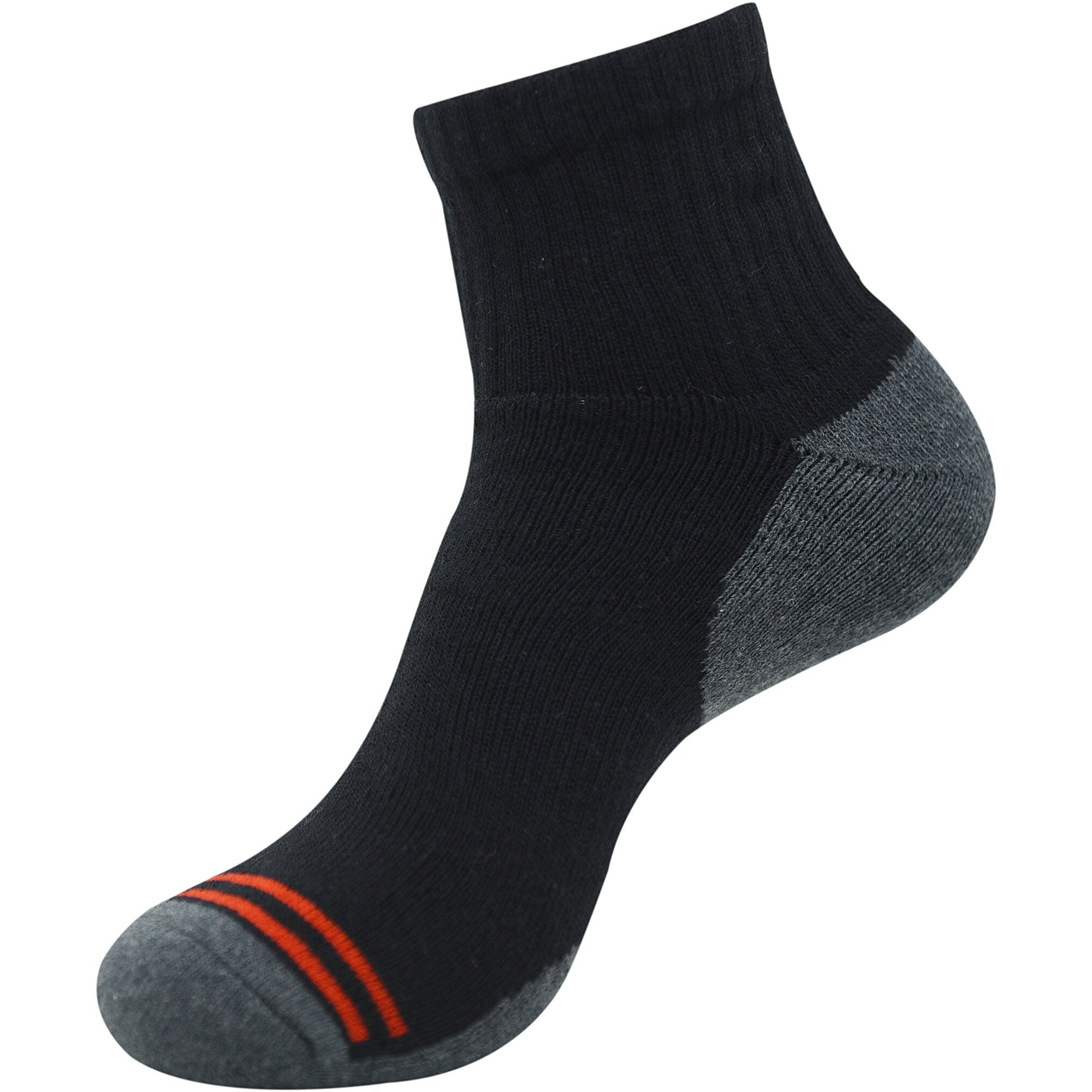 BALENZIA Men's Cushioned High Ankle Sports/Gym Socks (Free Size) Made with 100% Cotton & Spandex. Pack of 3 (Multicolour) | Terry/Towel Ankle Socks for Men.