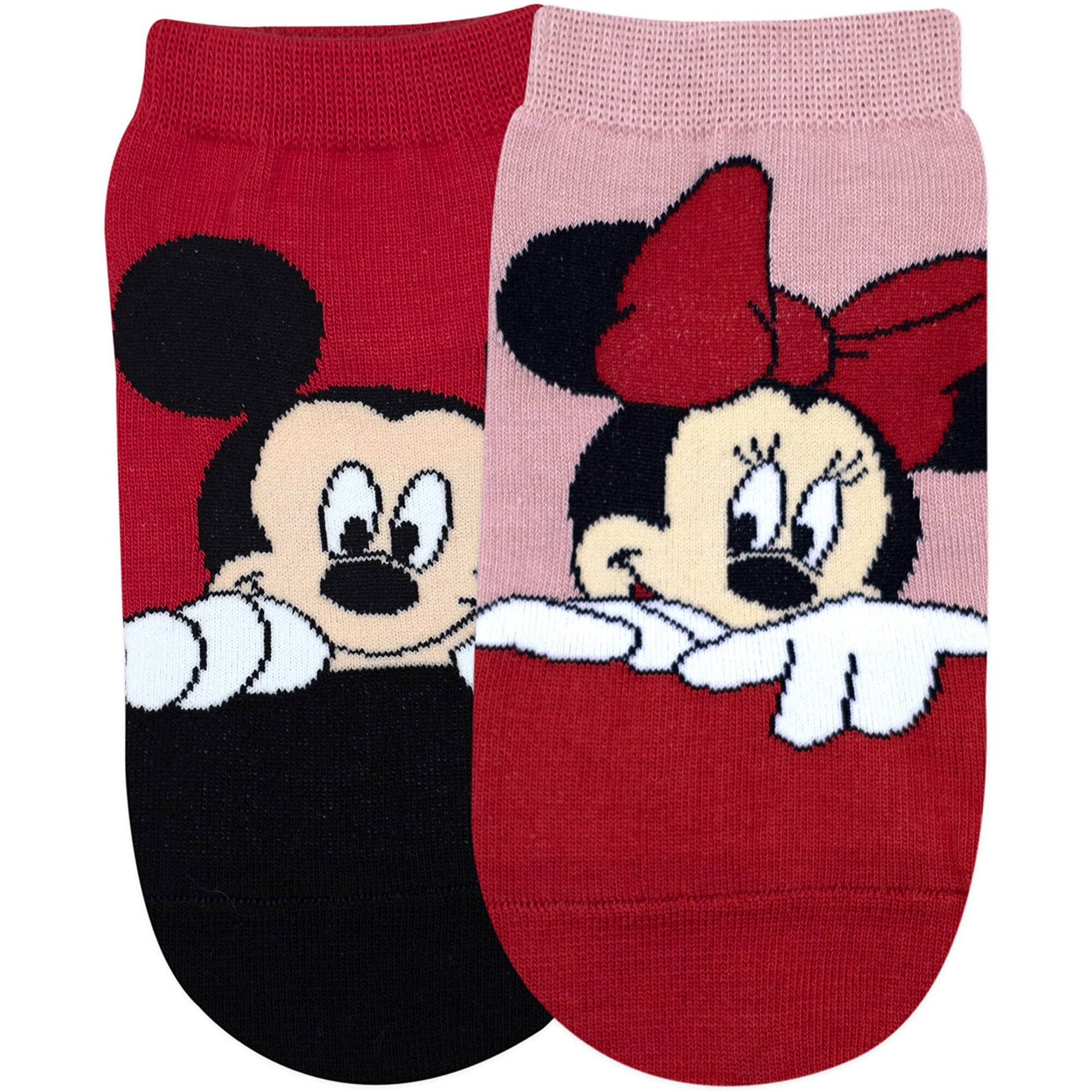 BALENZIA x Disney Lowcut/Ankle Socks for Women (Pack of 2 Pairs)(Free Size)|Made with 100% Cotton