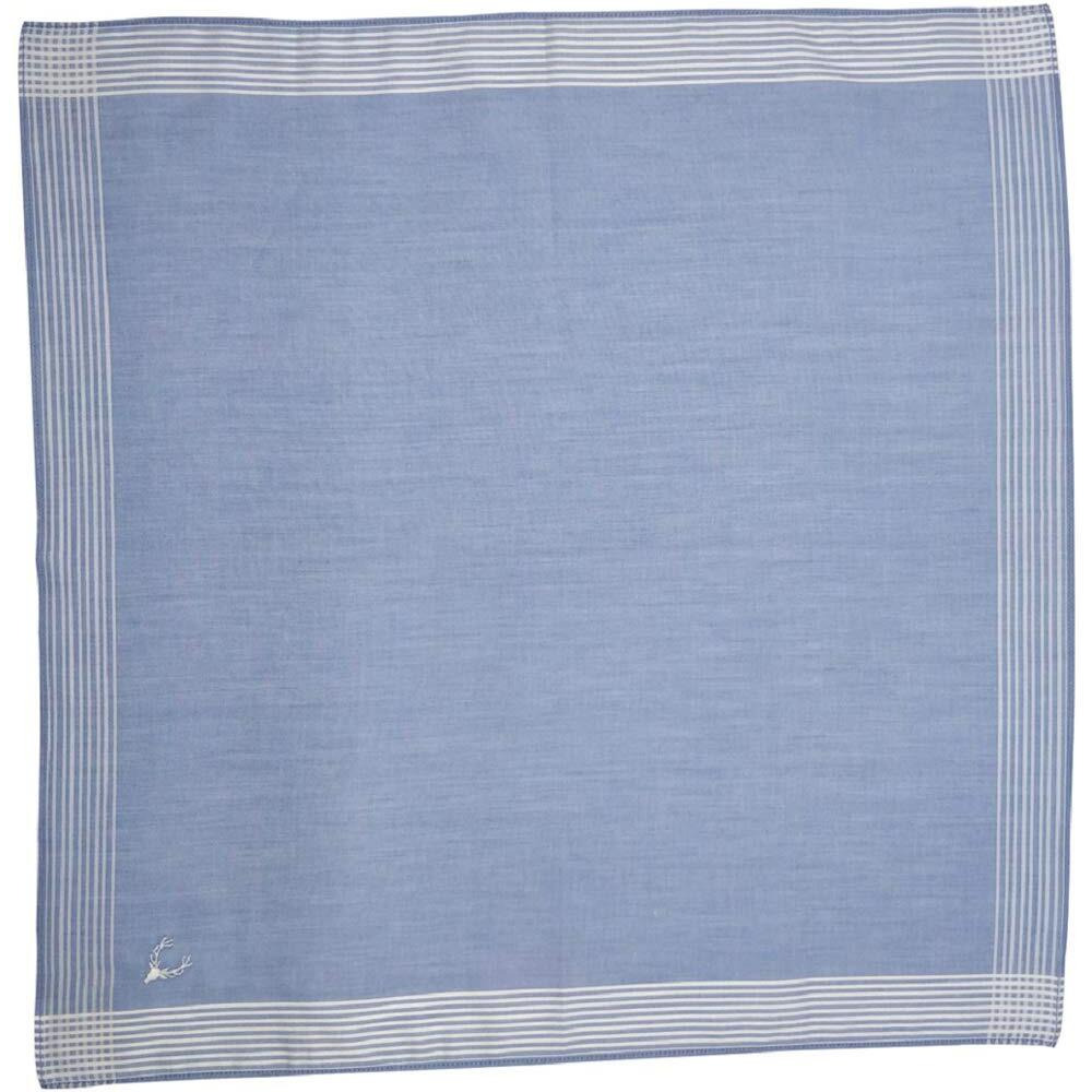Allen Solly Men's Cotton Pastel Handkerchief with Brand Logo (Pack of 6)