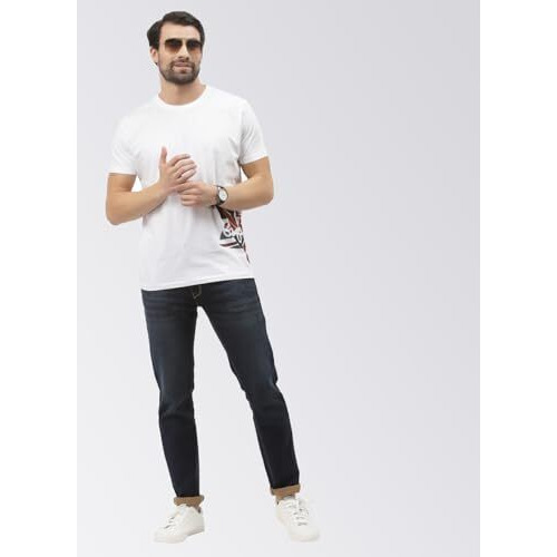 Pepe Jeans Men's Low Rise Tapered Fit Jeans Brown