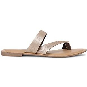 Bata Women's Shine Casual Sandal Tr (5718419_Beige_6 Uk)