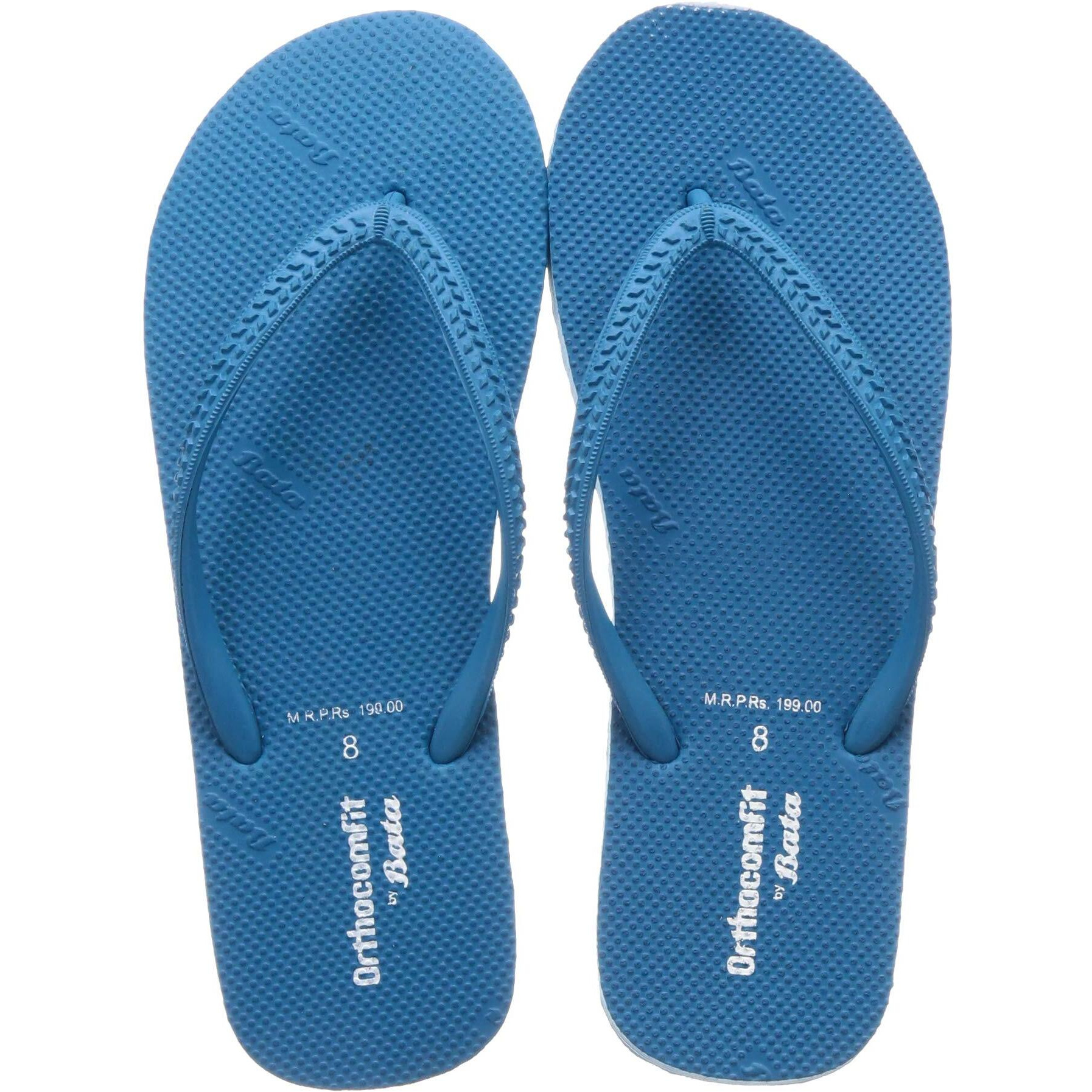 Bata Women's ORTHO COMFIT LADIES Slippers (5779299_BLUE_7 UK)