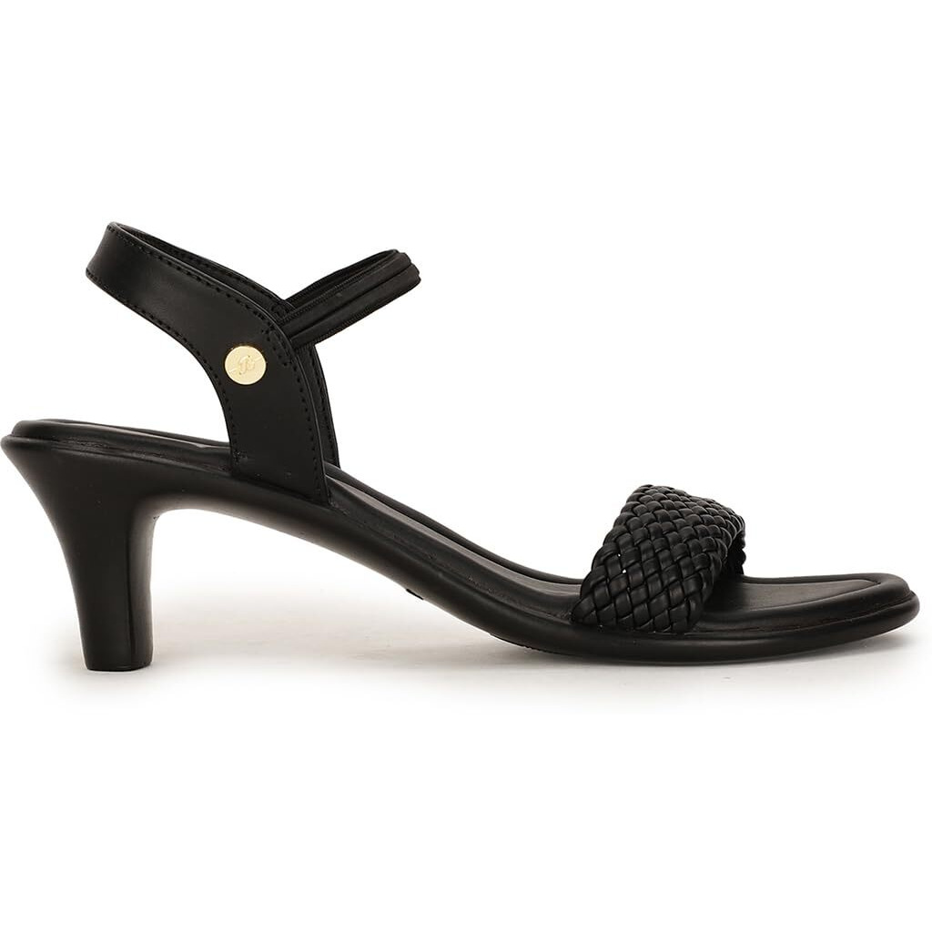 Bata Women's DEVA E Black Heeled Sandal-5 Kids UK (6616112)