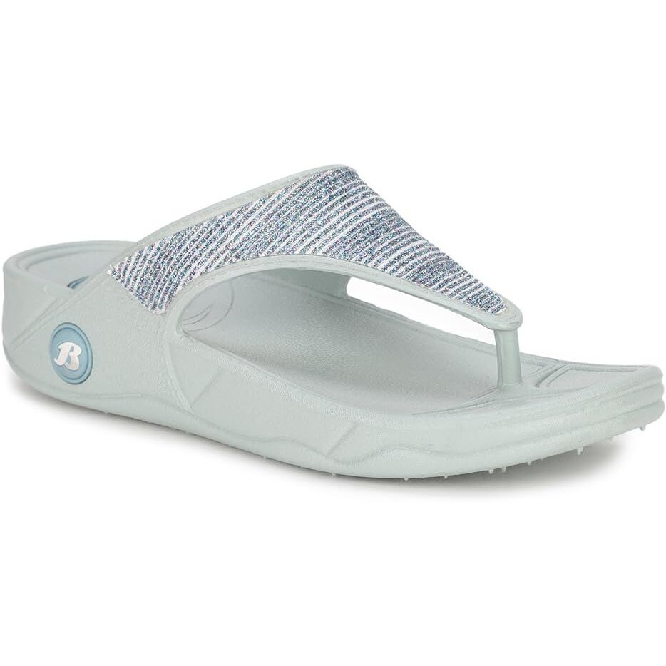 Bata Women's NEW KAFI Light Blue Slippers - Trendy and Comfortable Footwear