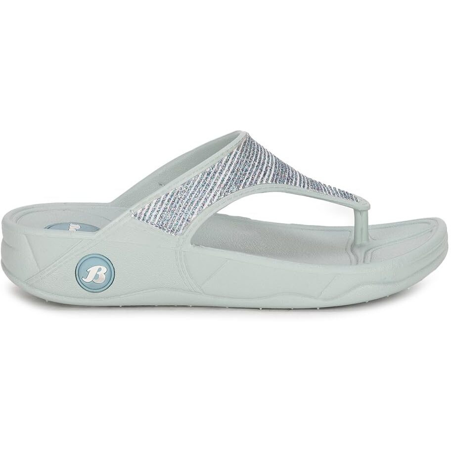 Bata Women's NEW KAFI Light Blue Slippers - Trendy and Comfortable Footwear