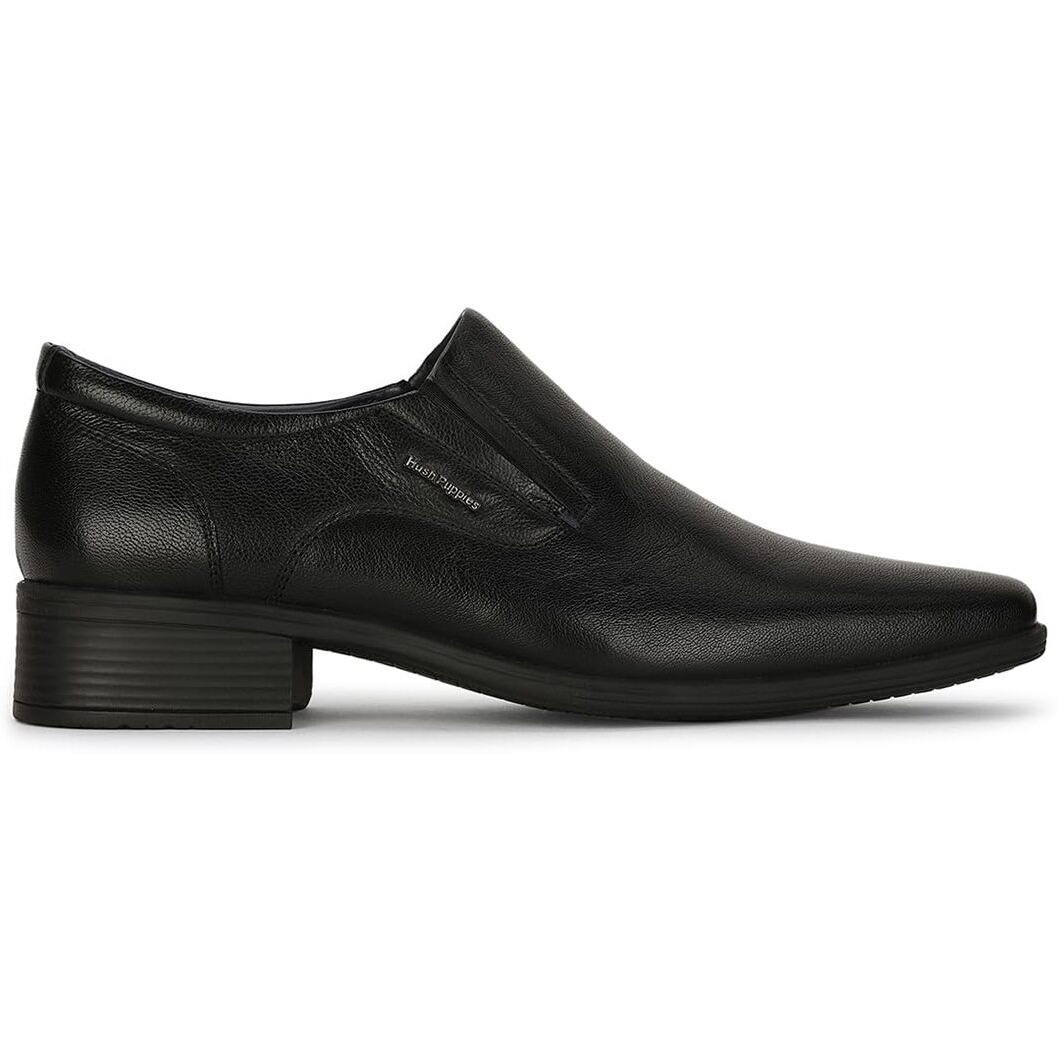Hush Puppies Men's HPO2 Flex Slip E 23 Slipon Formal Shoes (8546013_Black_7 UK)