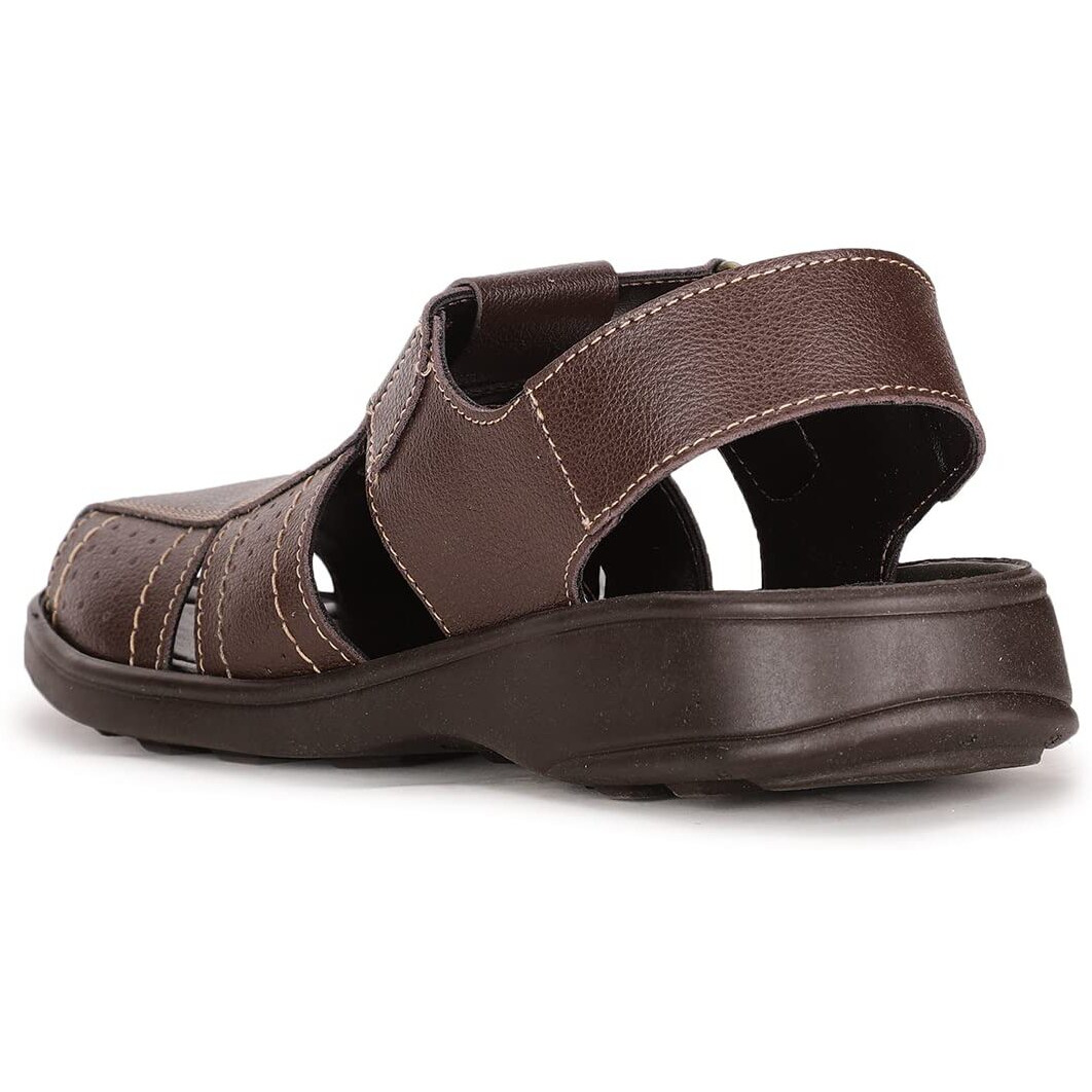 Bata Men's CLASSIC SANDAL (8614441_DARK BROWN_8 UK)