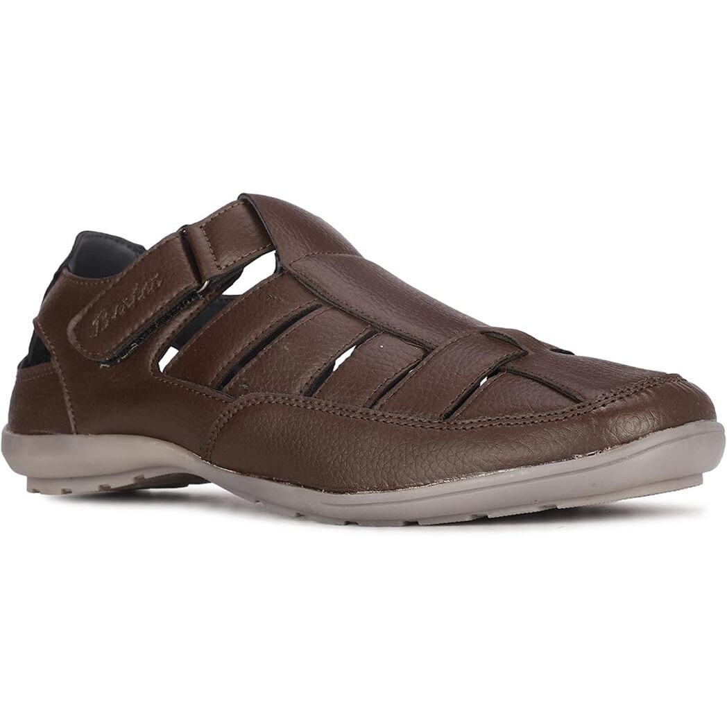 Bata Mens Boss-Grass Brown Sandals