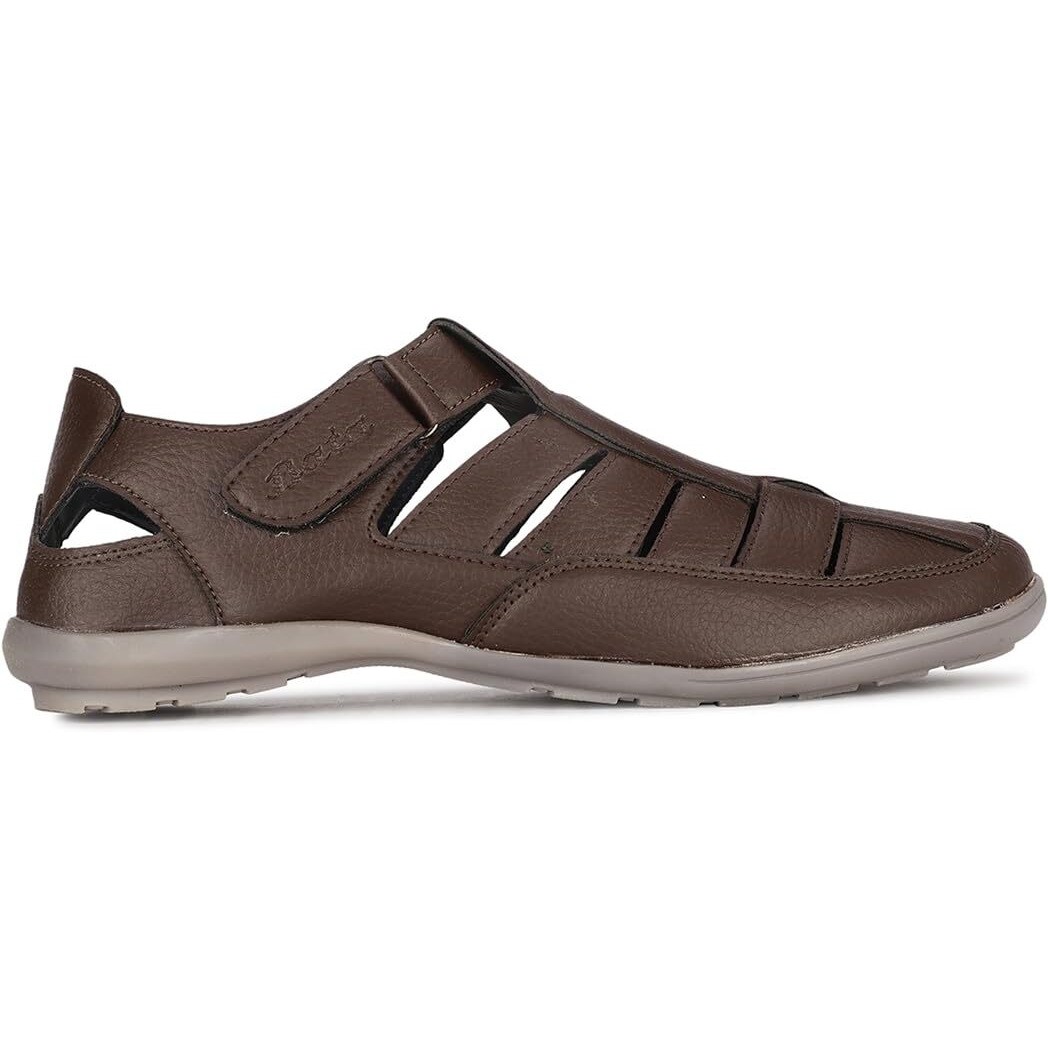 Bata Mens Boss-Grass Brown Sandals