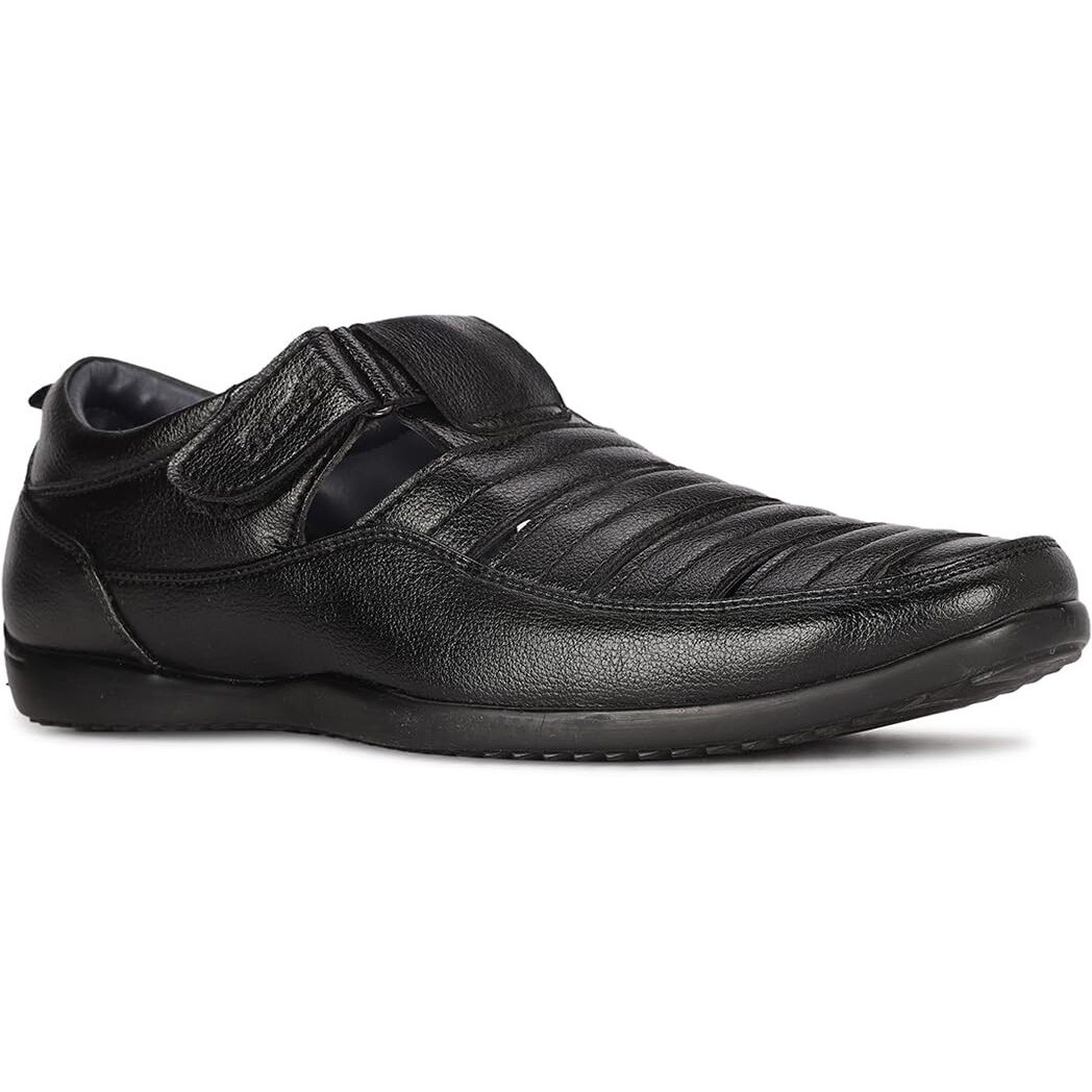 Bata Men's BOSS-GRID Slipon Formal Shoes (8516083_BLACK_8 UK)