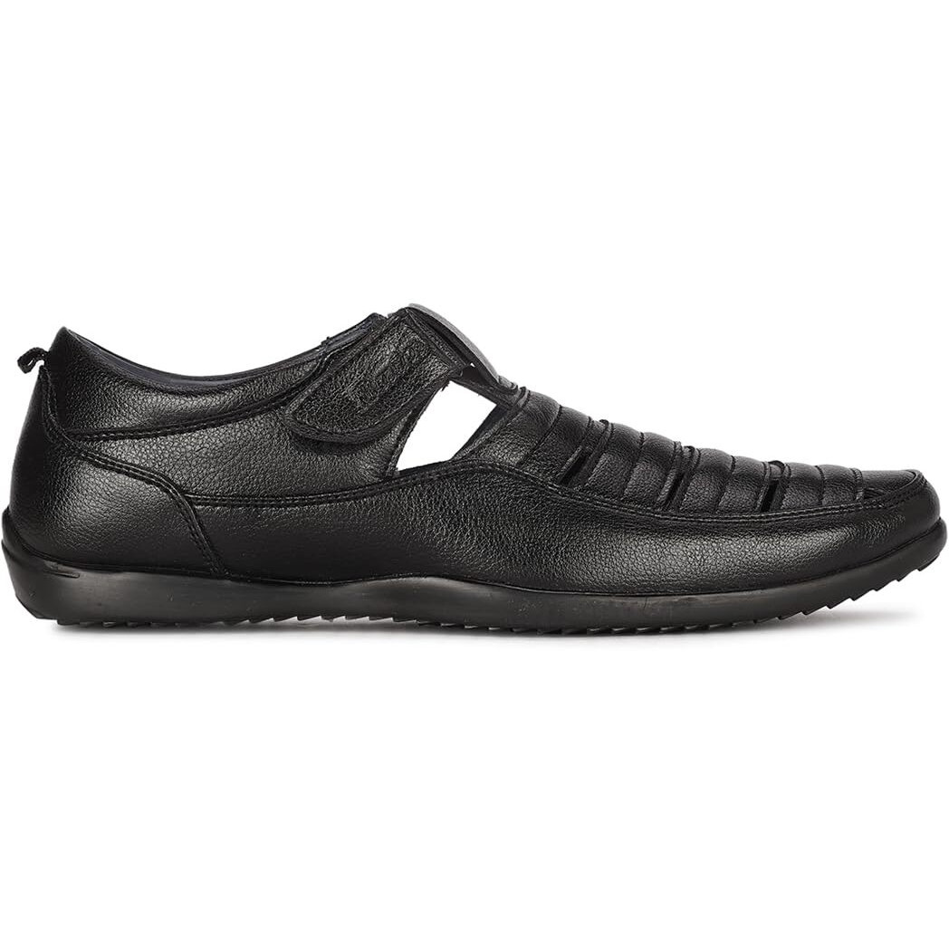 Bata Men's BOSS-GRID Slipon Formal Shoes (8516083_BLACK_9 UK)