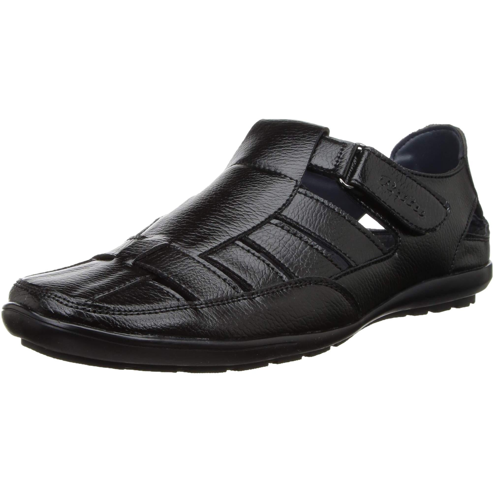 Bata Men's Black Loafers - Classic and Versatile Slip-On Shoes for Formal and Casual Settings