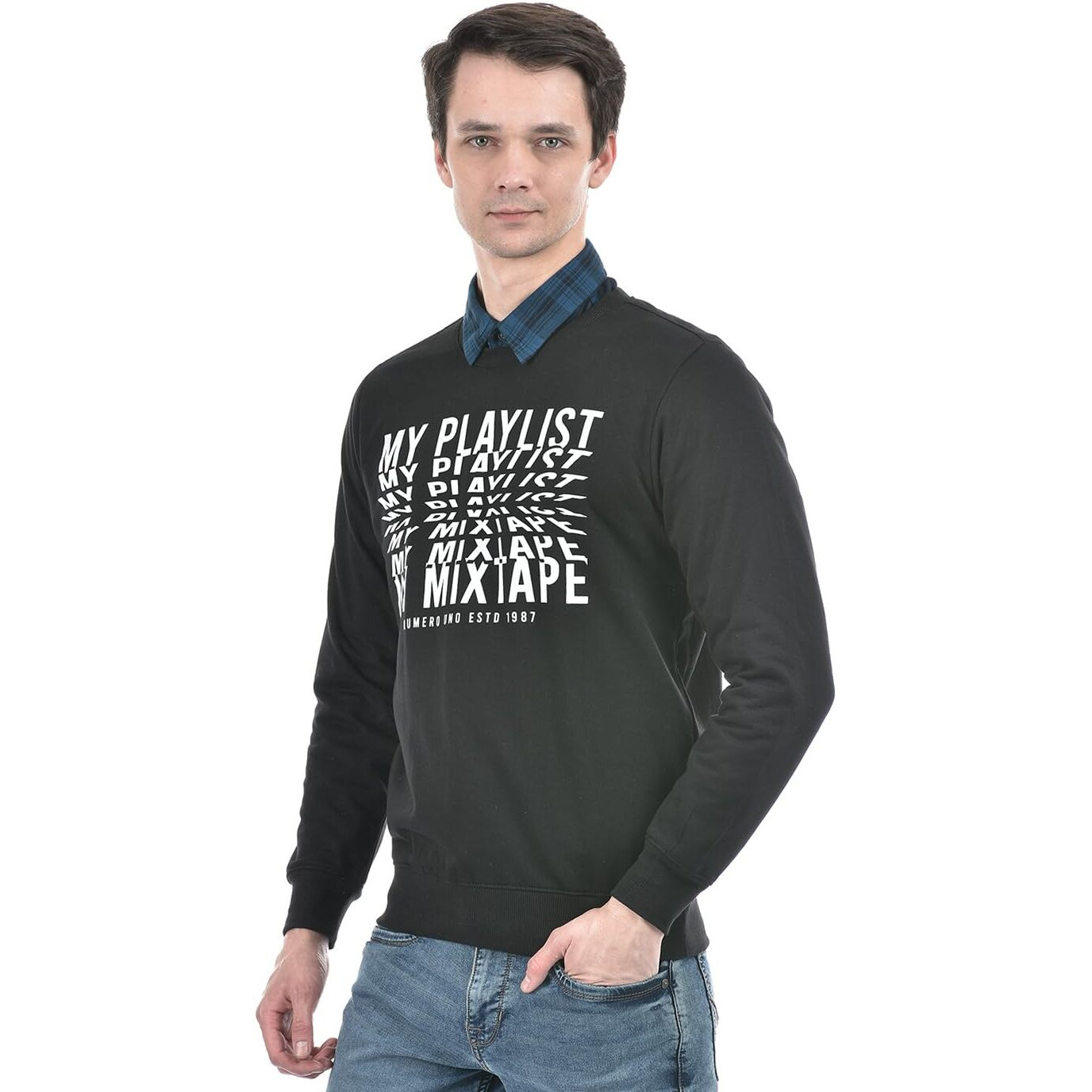 Numero Uno Men's Anthology Crewneck Sweatshirt Black