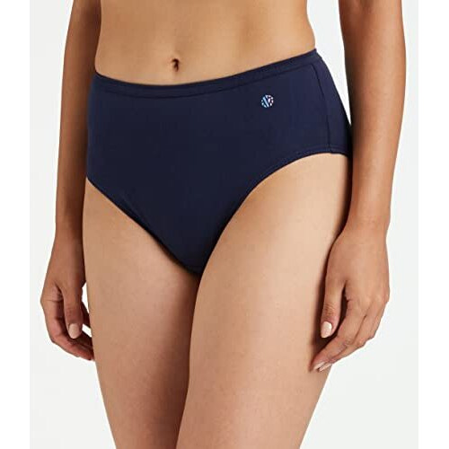 Van Heusen Women Hipster Panty - 100% Super Combed Cotton - Pack Of 3 - Anti Bacterial, No Marks Waistband, Moisture Wicking, Full Coverage, Multicolor, Large