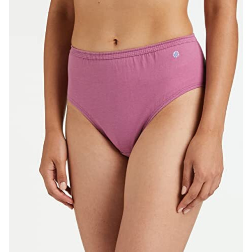 Van Heusen Women Hipster Panty - 100% Super Combed Cotton - Pack Of 3 - Anti Bacterial, No Marks Waistband, Moisture Wicking, Full Coverage, Multicolor, Large