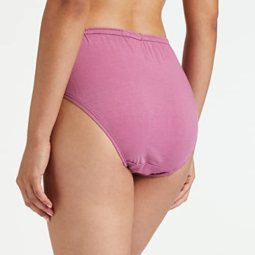 Van Heusen Women Hipster Panty - 100% Super Combed Cotton - Pack Of 3 - Anti Bacterial, No Marks Waistband, Moisture Wicking, Full Coverage, Multicolor, Large