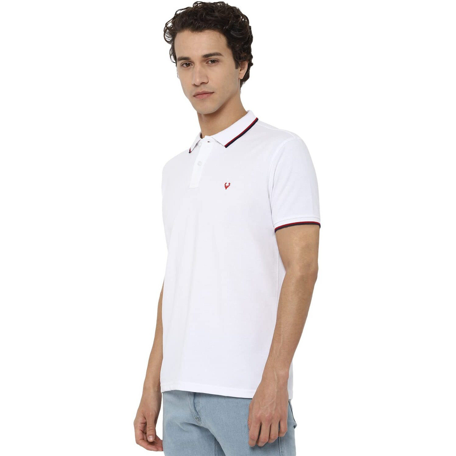 Allen Solly Men Solid Regular fit T-Shirt(ASKPQRGFC39830_White_XL)