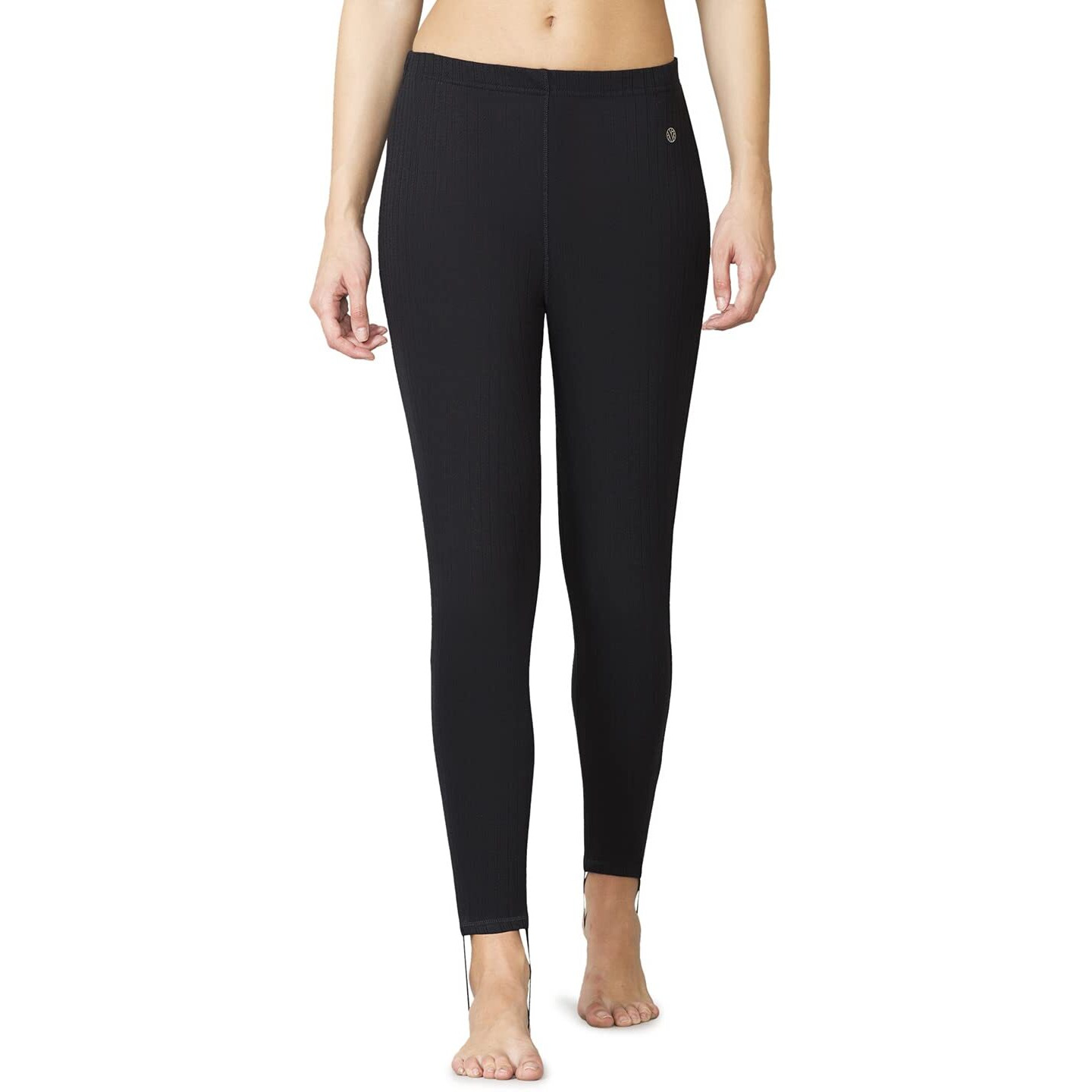 Van Heusen Women Superior Drape Relaxed Fit Thermal Leggings - Functional Pocket, Relaxed Fit_77301_Charcoal_XL