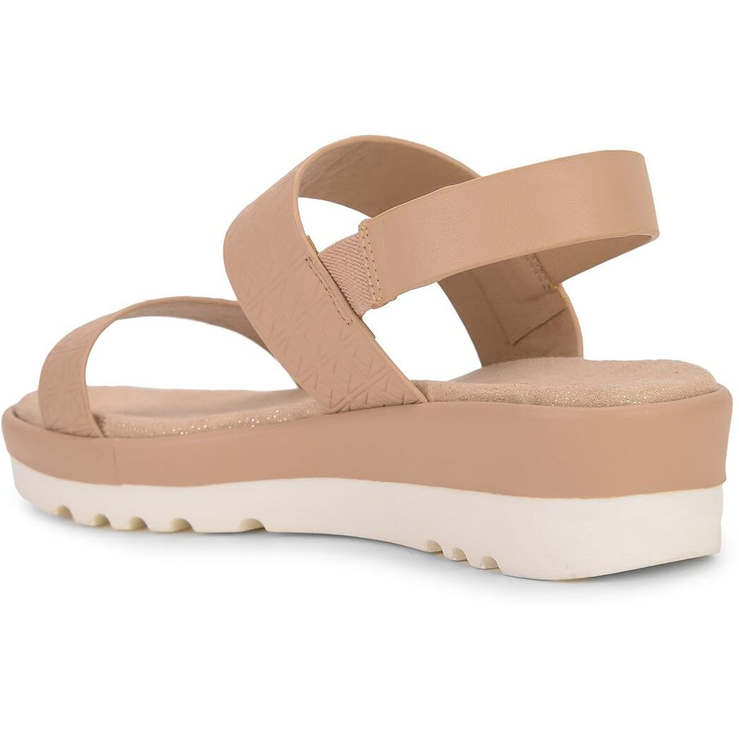 Bata Beige Casual Sandal Light Weight For Girls/Women