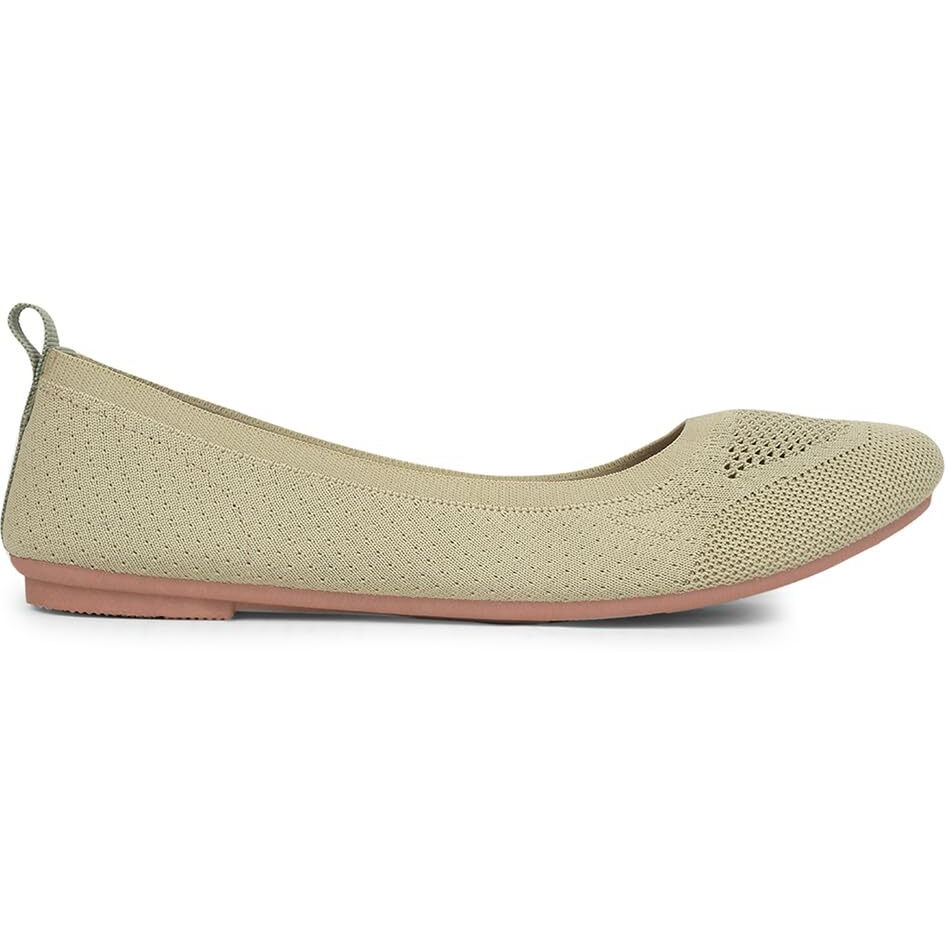 Bata Women's Ballerina Shoes - Comfortable, Stylish Casual Footwear for Everyday Wear in Versatile Designs Beige
