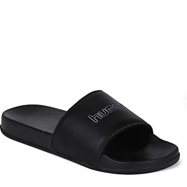 hummel CLASSIC MEN SLIDERS Comfortable Cushioned Sole Arch Support Durable Lightweight Flexible Trendy Style Flip flops and Slippers Slides for Men Daily use Chappal