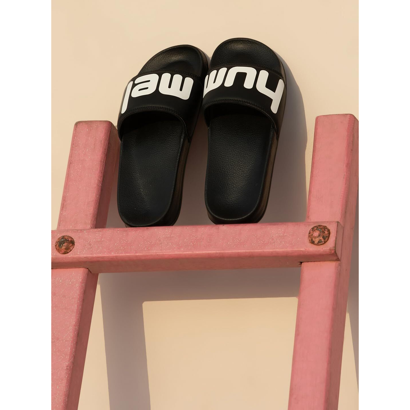 hummel CHUNK MEN SLIDERS Comfortable Cushioned Sole Arch Support Durable Lightweight Flexible Trendy Style Flip flops and Slippers Slides for Men Daily use Chappal