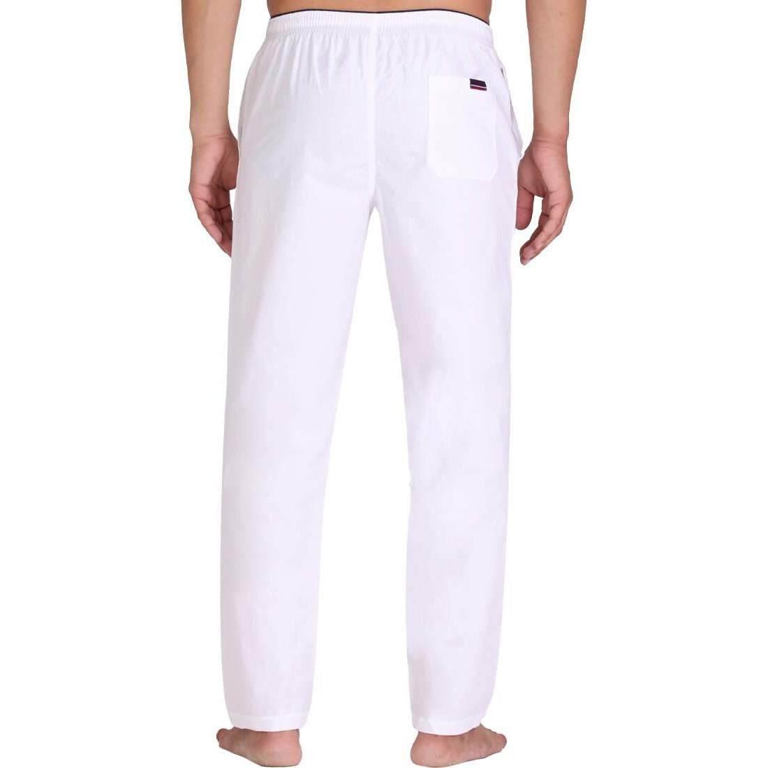 U.S. POLO ASSN. Men Regular Fit Solid Cotton I690 Lounge Pants - Pack of 1 (White XL)