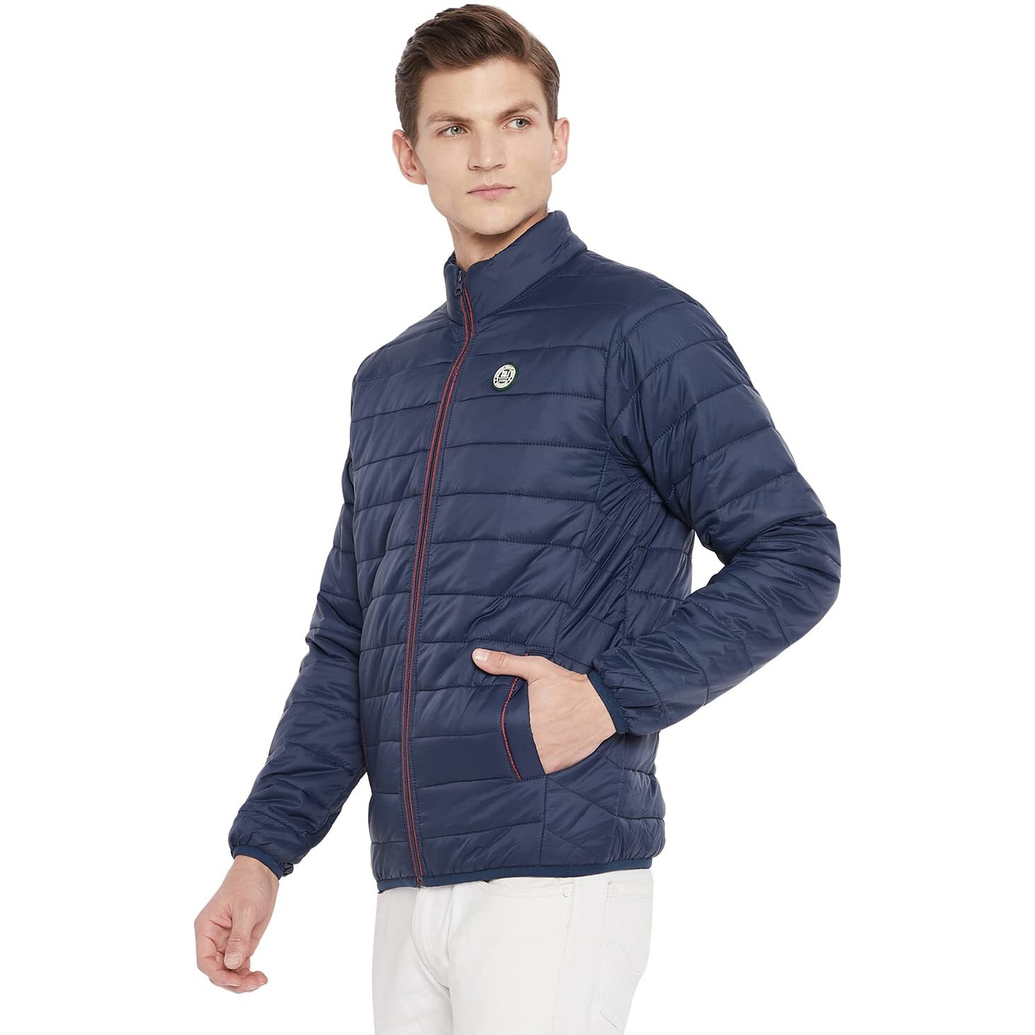 Duke Men Full Sleeve Jacket_WSDZ834_Denim_XL