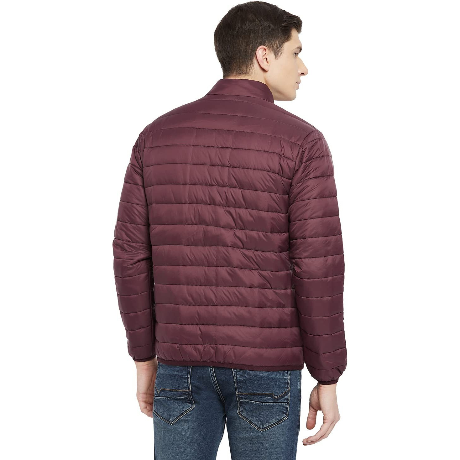 Duke Men's Bomber Jacket (WSDZ834_Wine_L