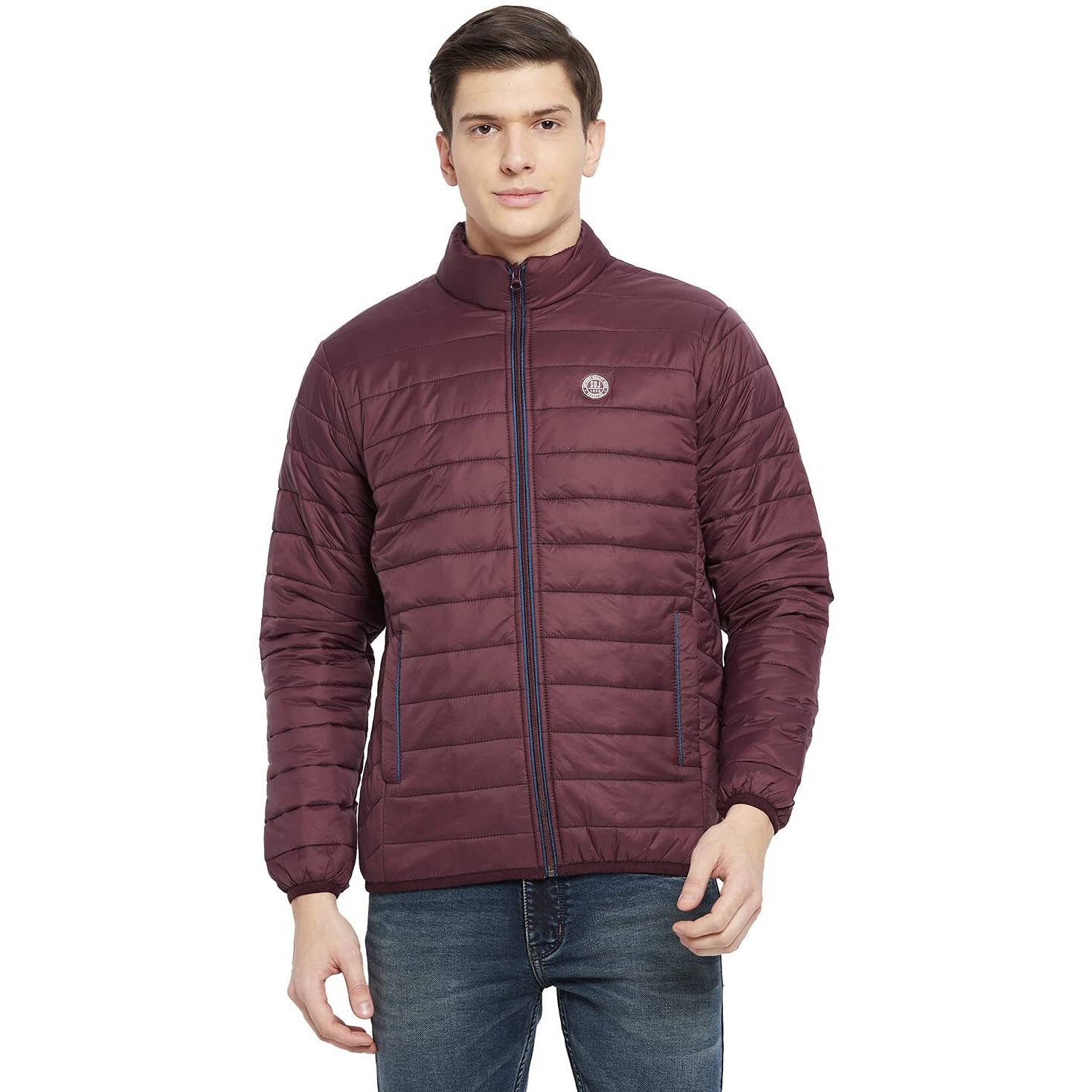Duke Men's Bomber Jacket (WSDZ834_Wine_XL