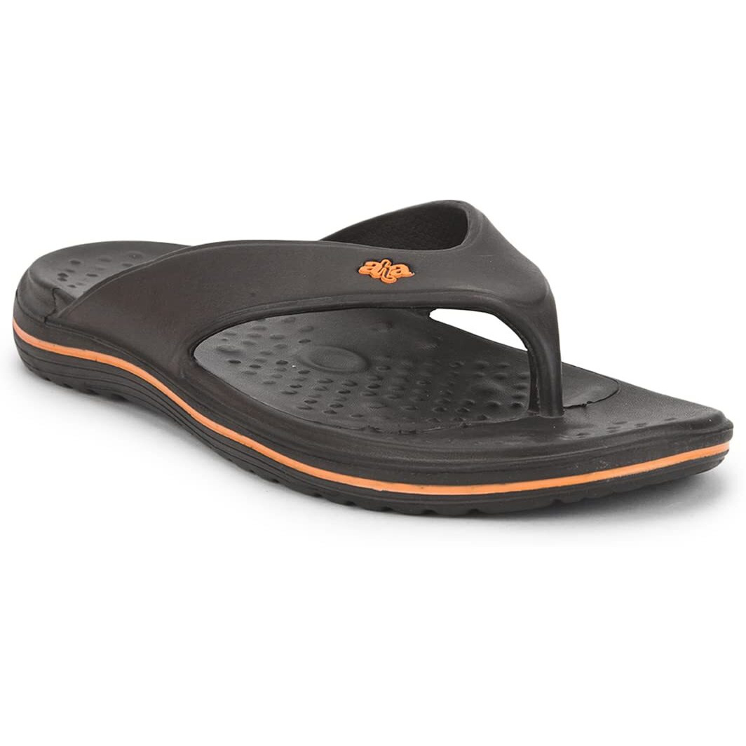 Liberty A-HA BEACHTIME Casual Slipper For Men With EVA Sole | Durable & Lightweight | Stylish Flip-Flop | Cushioned Footbed | Comfortable Fit for Every Occasion (Brown - 8 UK)