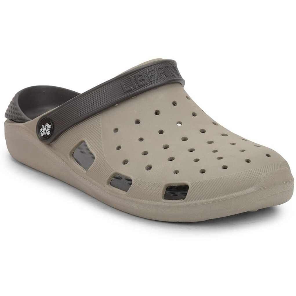 Liberty A-HA LPMXT-800 Casual Slingback Clogs for Men with EVA Sole - Slip-On Comfort, Breathable & Lightweight | Ideal for All-Day Wear | Versatile for Indoors/Outdoors (Beige - 42 EU)