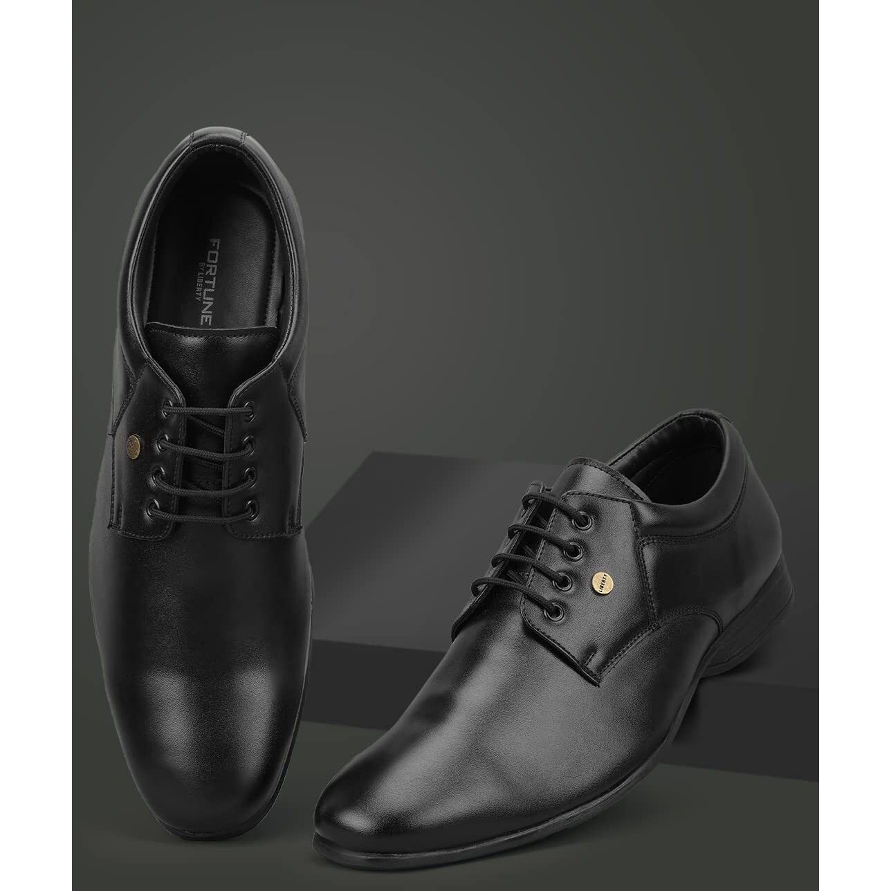 Liberty Men Robert-2 Black Formal Shoes - 9 UK