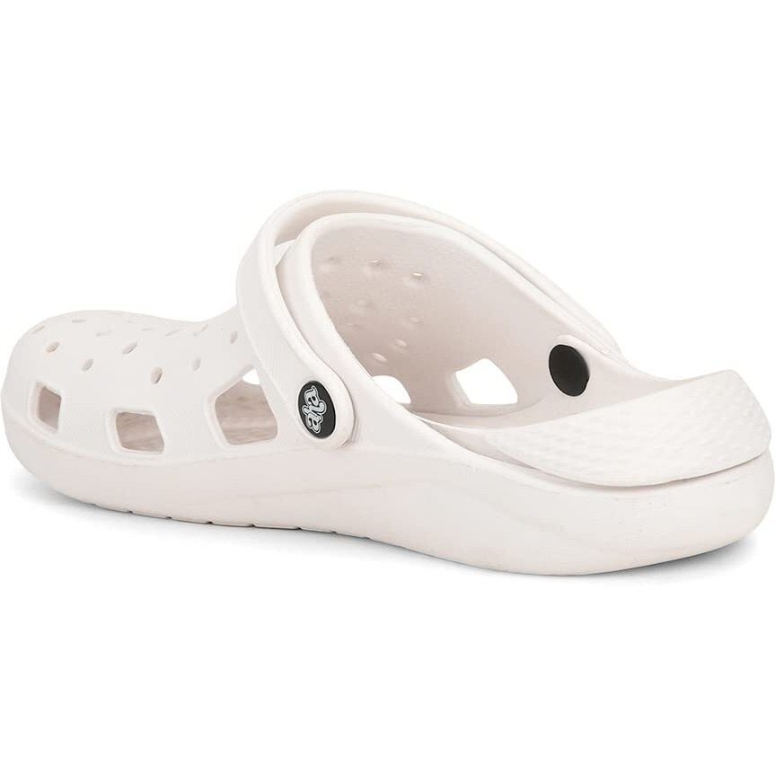 Liberty A-HA LPMXT-801 Slingback Casual Slip-On Clogs for Women with EVA Sole | Breathable & Lightweight | Soft & Comfortable Footbed | Stylish Home Footwear (White - 39 EU)