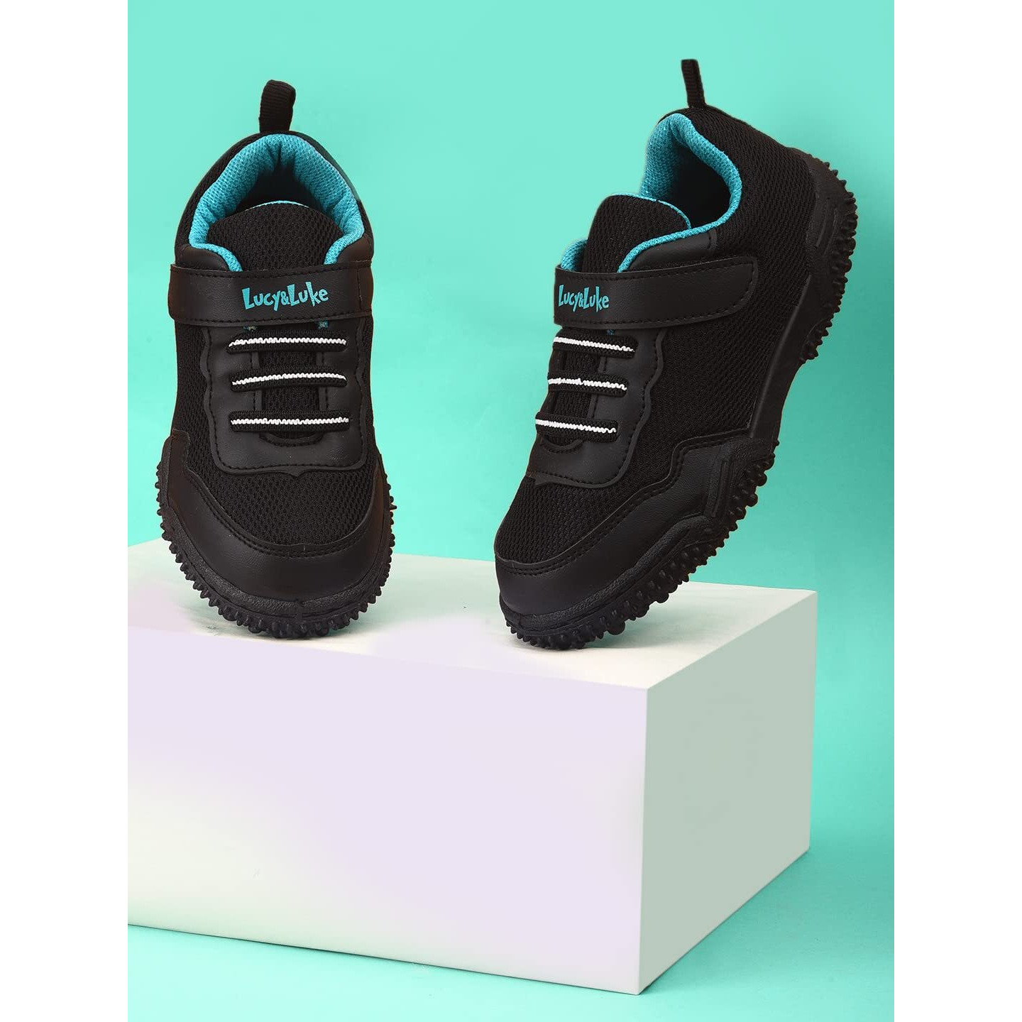 Liberty Boys Quick-1 Black Running Shoe - 10 UK (80050721)