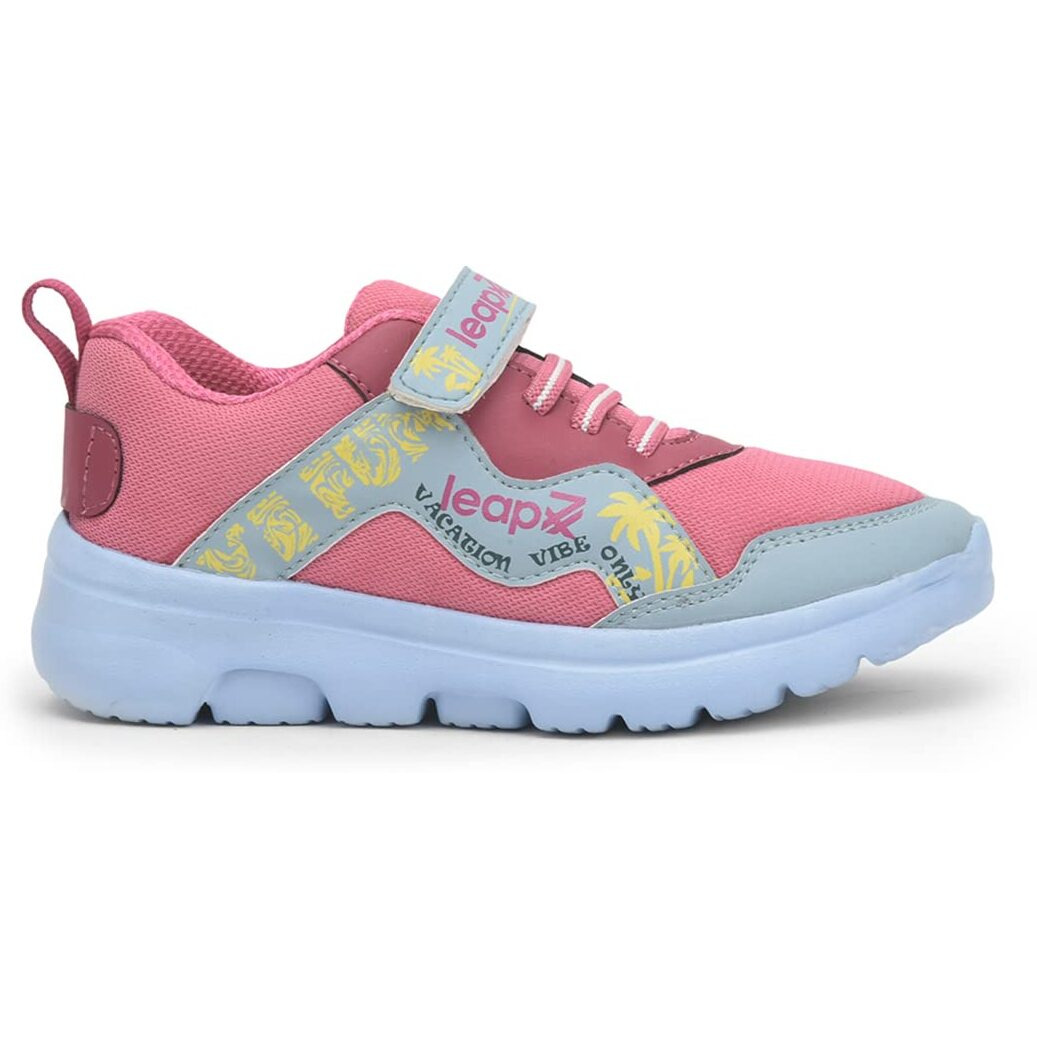 Liberty Kids Turbo-1E Pink Walking Shoes - 3 UK