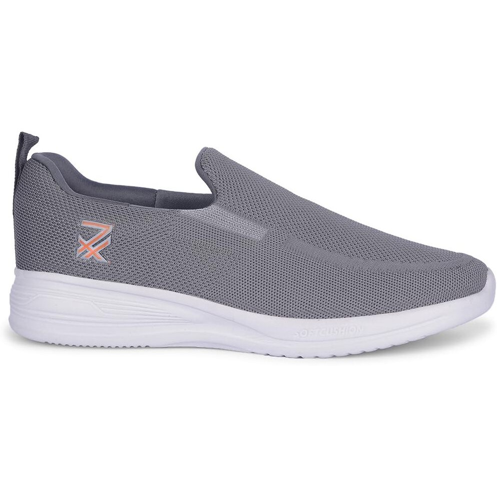 Liberty Leap7x NEATHER-1E Non-Lacing Walking Shoes for Men with EVA Sole| Suitable for Jogging, Workout, Gym & Outdoor Activity |Lightweight & Comfortable Footbed | Sports Footwear (D.Grey - 44 EU)