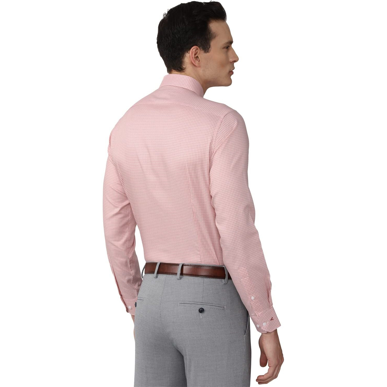 Van Heusen Men's Solid Slim Fit Shirt (VHSFRSLBR13905_Multi 40)