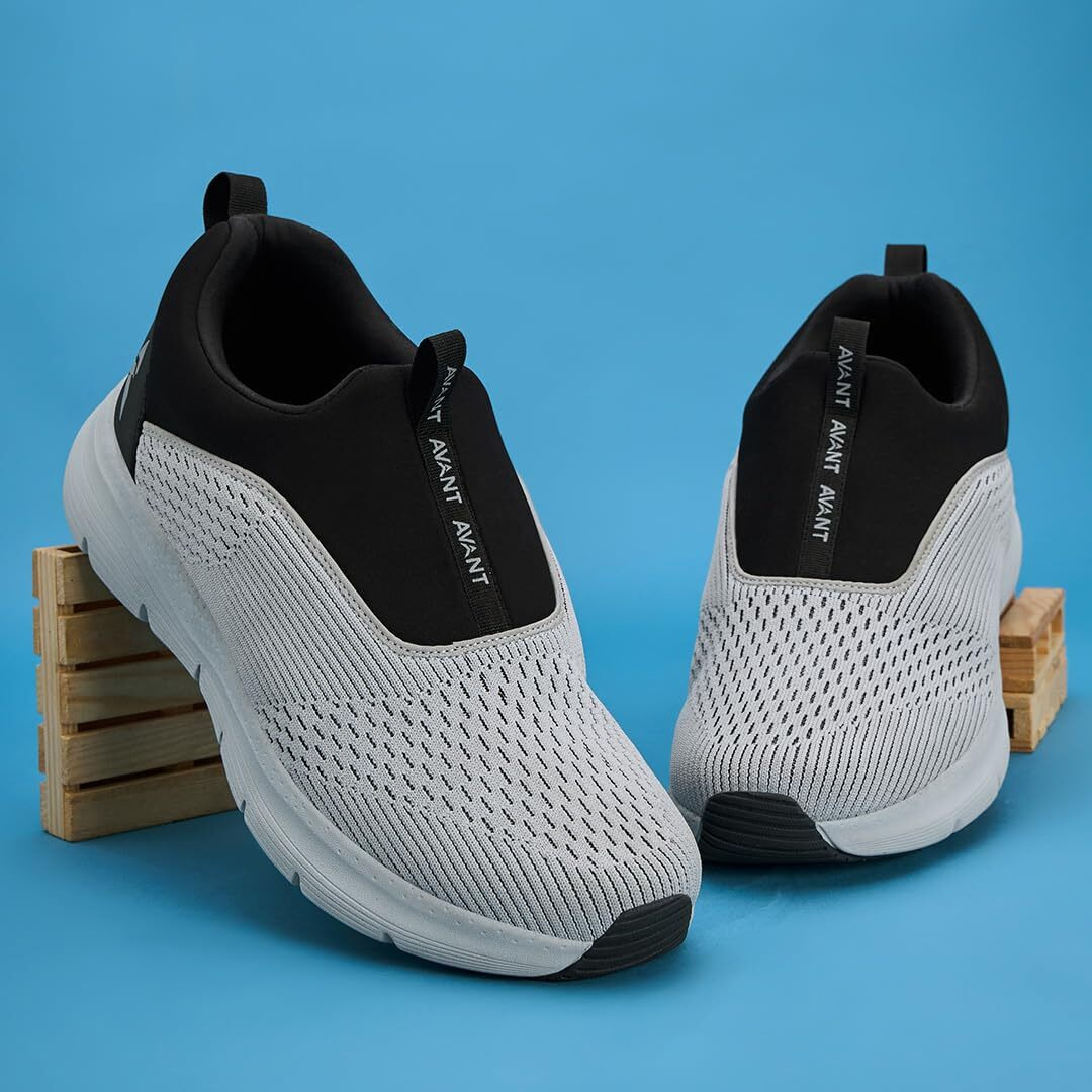 AVANT Men's Sigma Lt.Grey/Black Walking Shoes - 10 UK (AVMSH090CL01UK10)