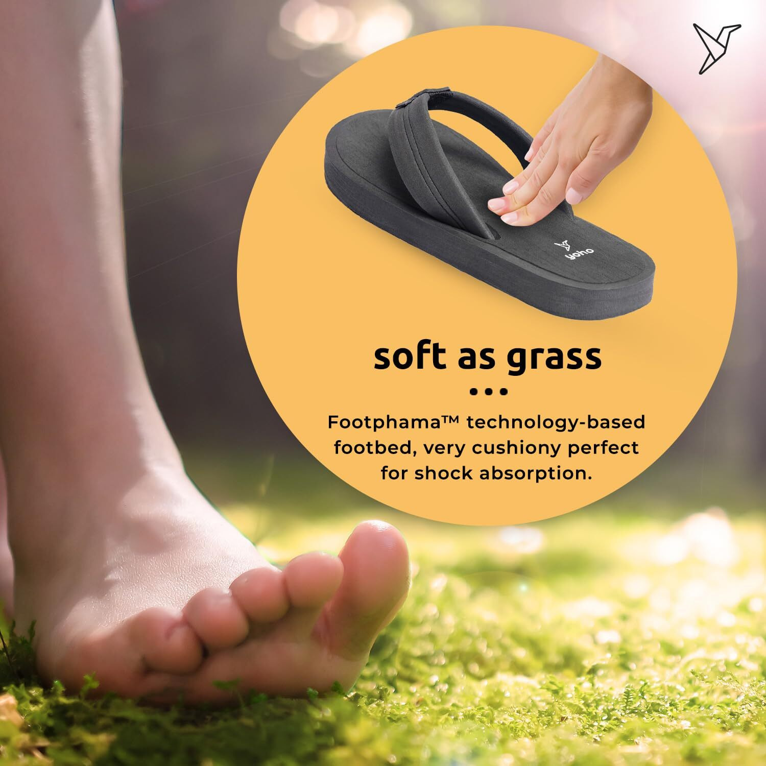 YOHO Men Dark Grey soft slippers | comfortable and stylish flip flop slippers for Men in exciting colors | Daily Use| Lightweight | Anti Skid Chappal | Bubbles Size- 7