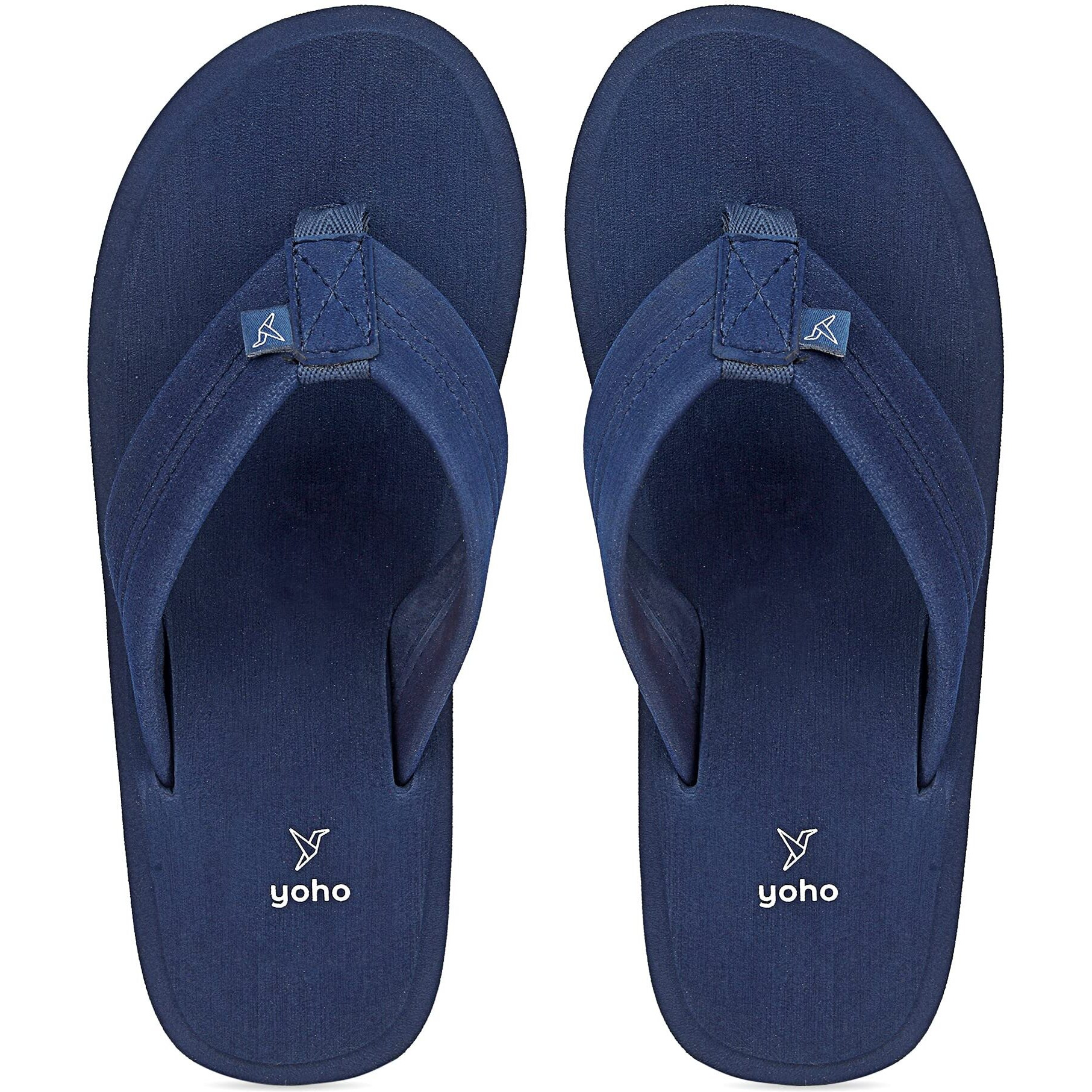 YOHO Women Blue soft slippers | comfortable and stylish flip flop slippers for Women in exciting colors | Daily Use| Lightweight | Anti Skid Chappal | Bubbles Size- 6