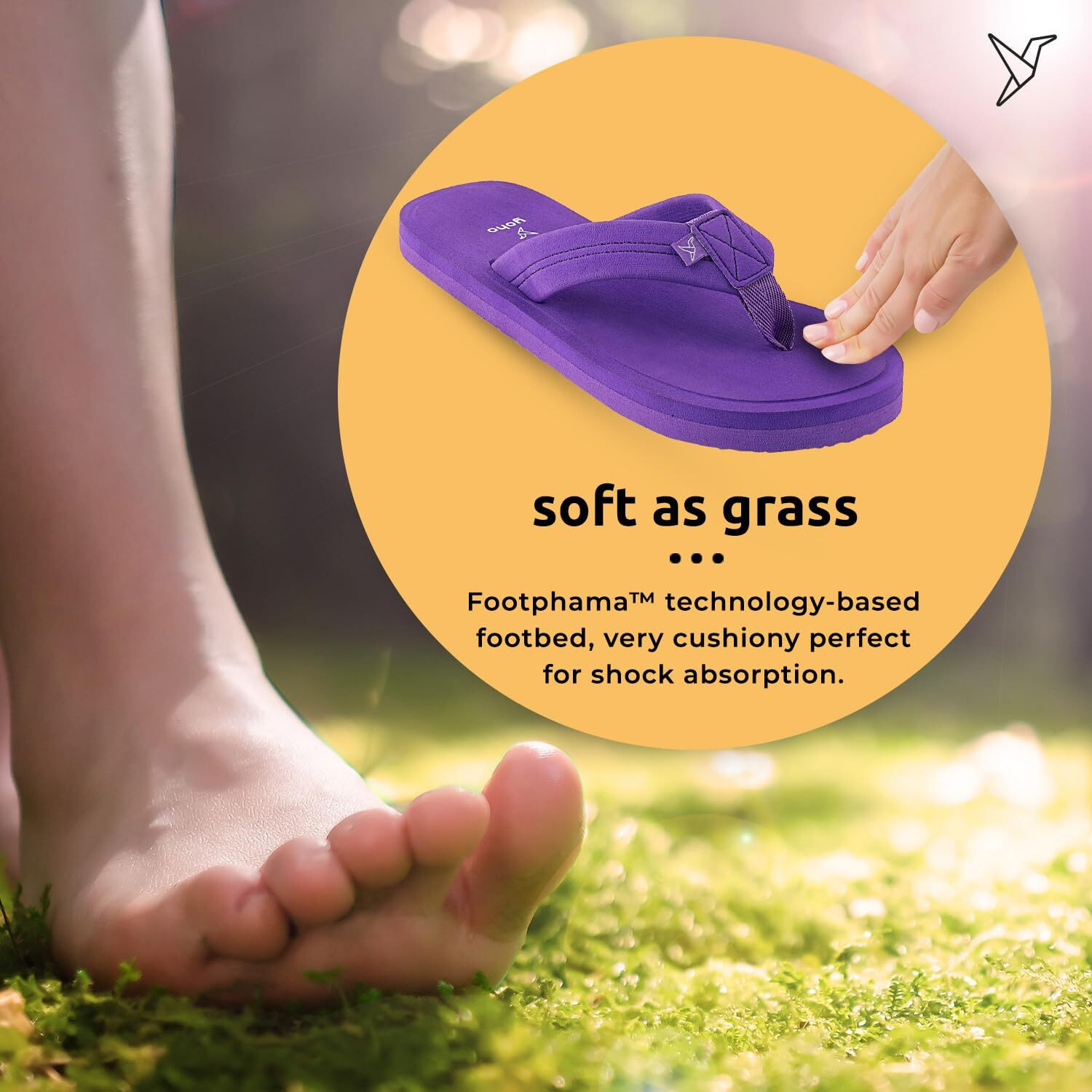 YOHO Women Purple soft slippers | comfortable and stylish flip flop slippers for Women in exciting colors | Daily Use| Lightweight | Anti Skid Chappal | Bubbles Size- 5