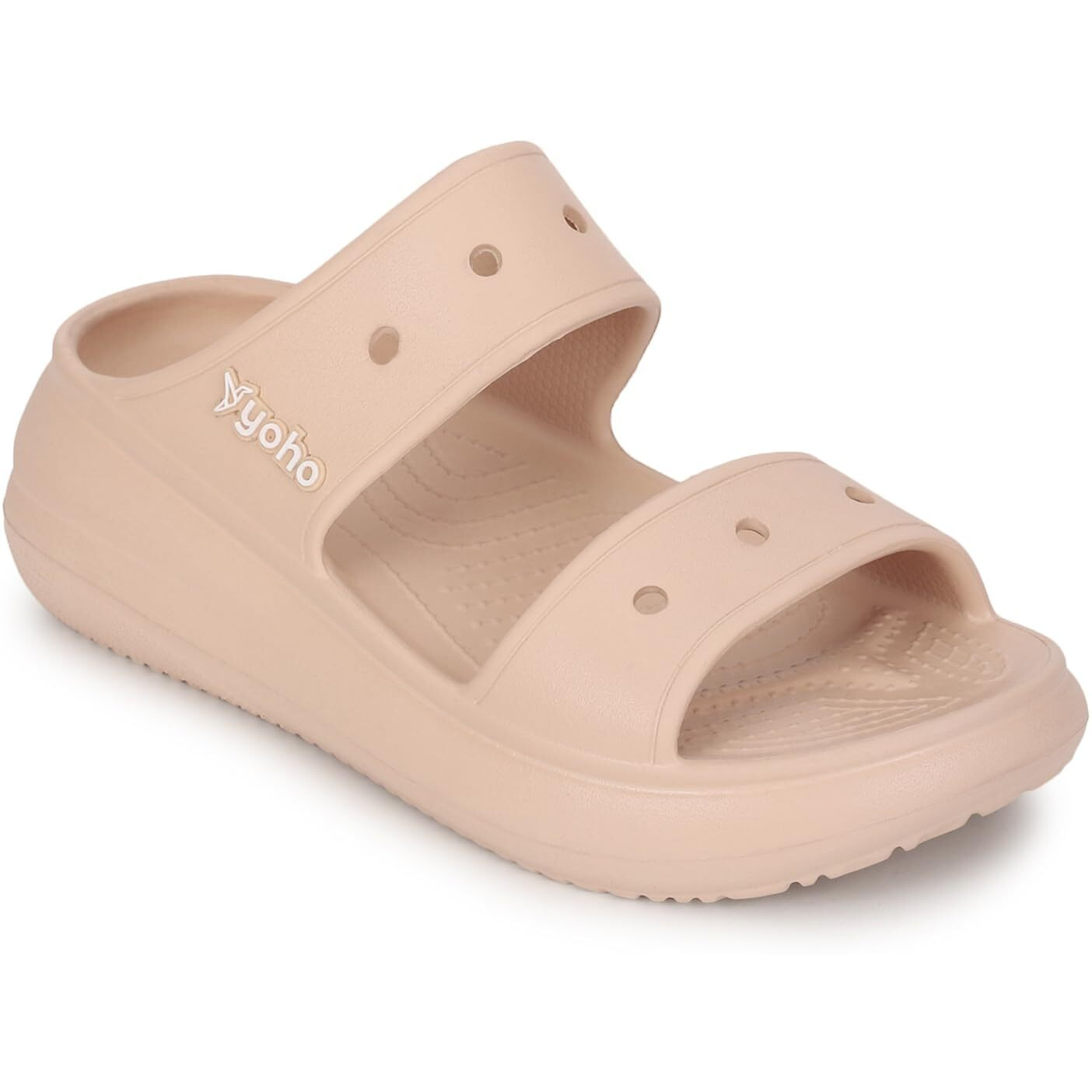 YOHO Double Strap Clog Sandals for Women | Cushioned Footwear | Lightweight | Waterproof Sandals for Women