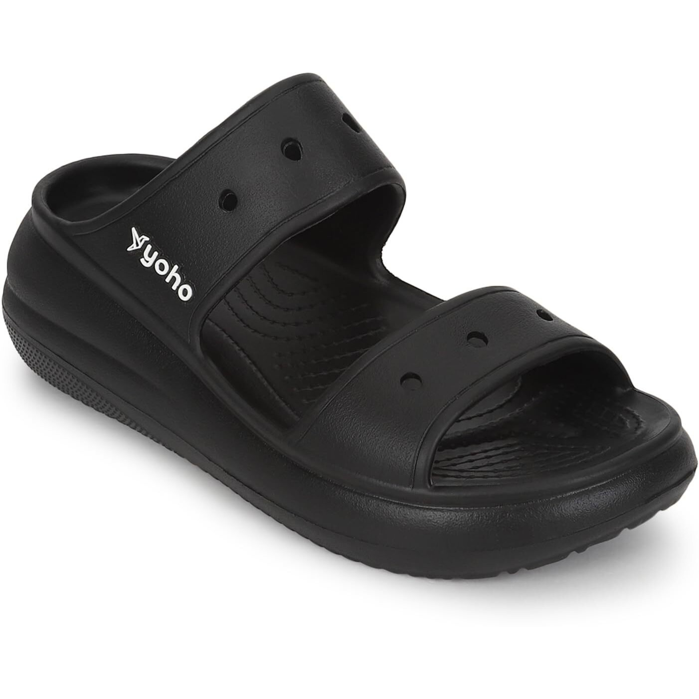 YOHO Double Strap Clog Sandals for Women | Cushioned Footwear | Lightweight | Waterproof Sandals for Women