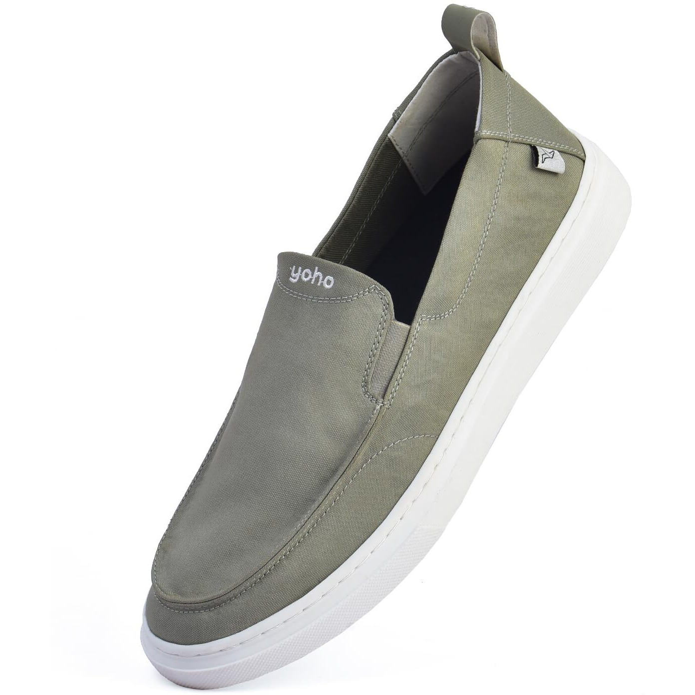 YOHO Kite Mens Stylish Versatile Breathable Slip-On Sneakers (SoS) | Pastel Green - UK 9