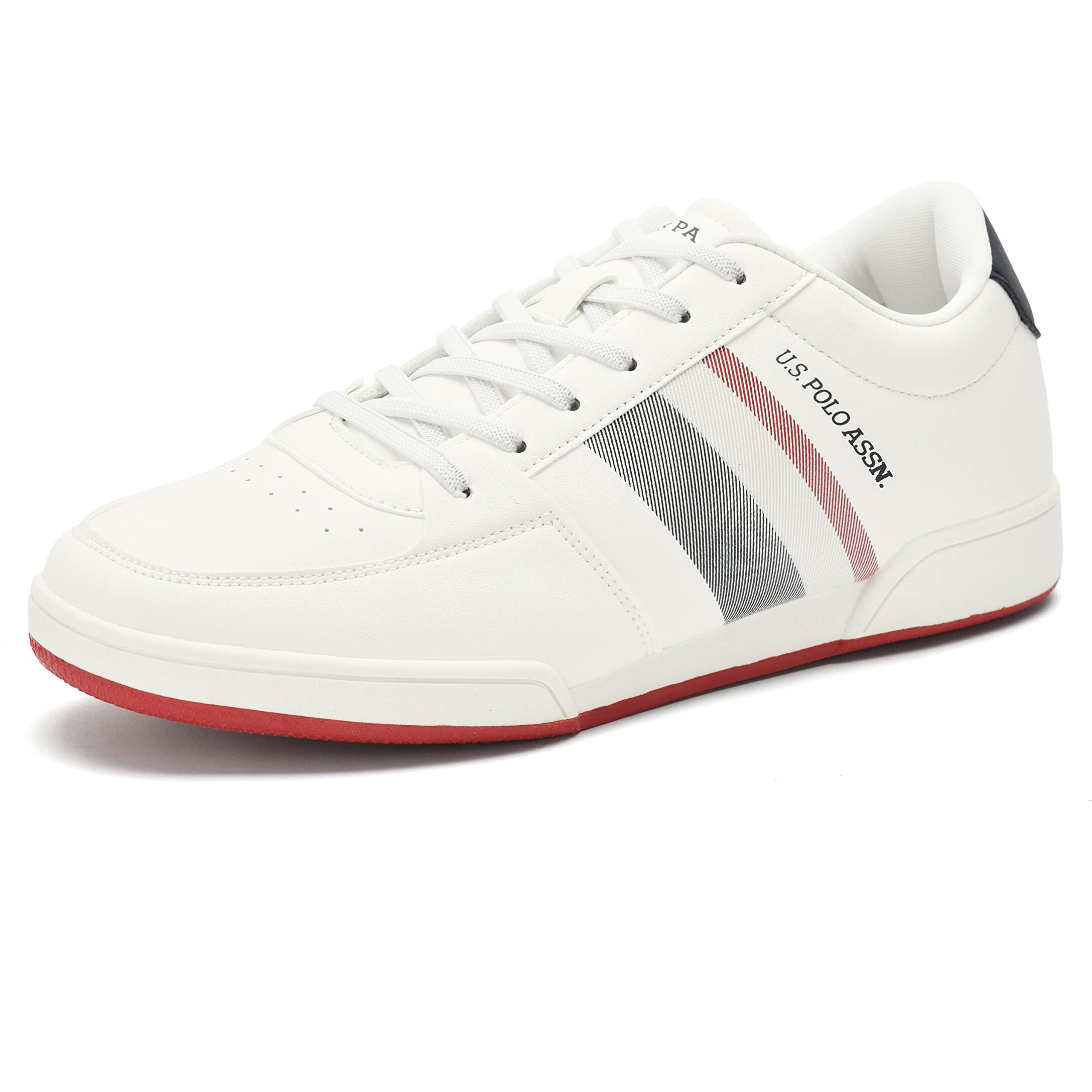 U.S. Polo Assn. Anders Men's Off White Sneakers-(UK/6)(2FD22520A01)