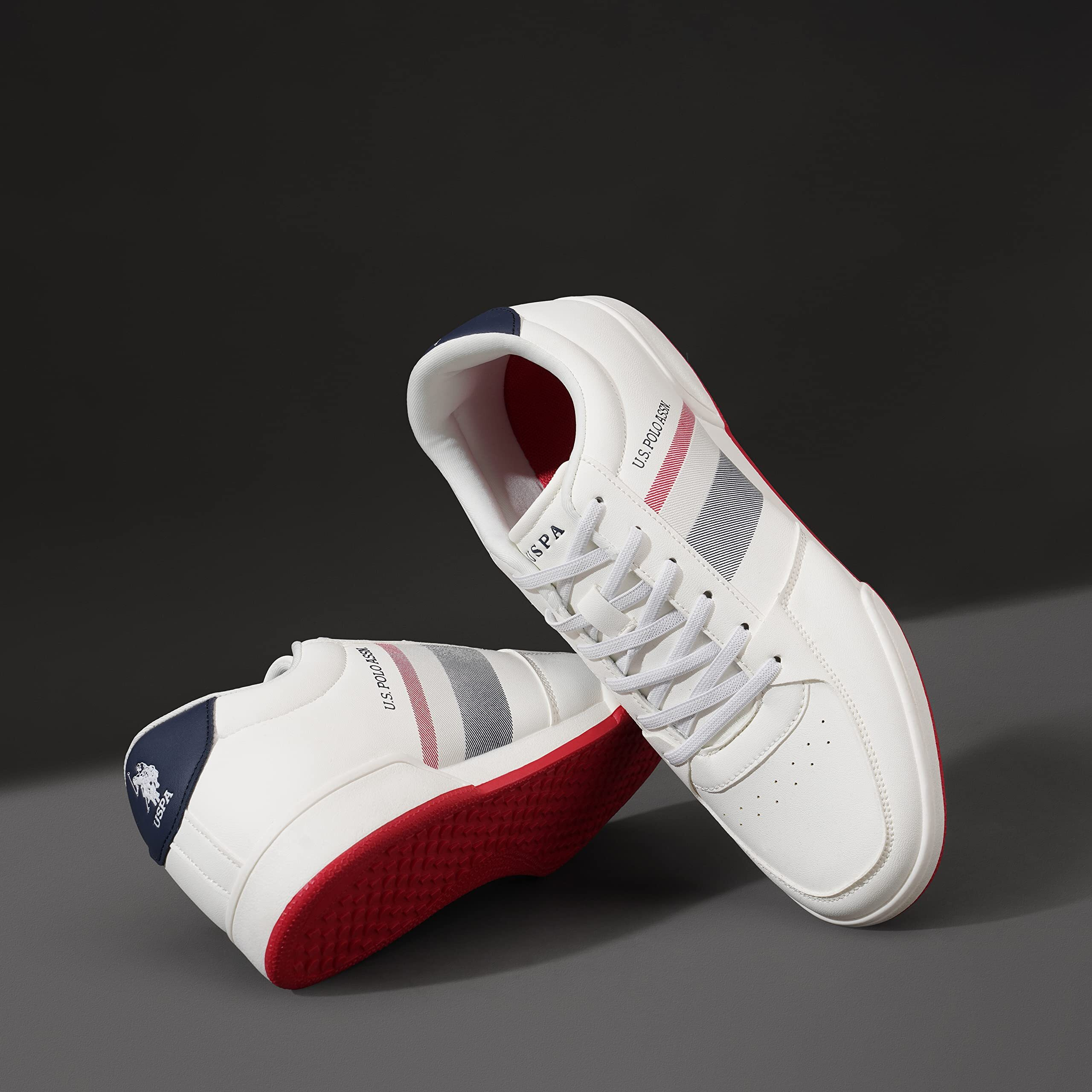 U.S. Polo Assn. Anders Men's Off White Sneakers-(UK/6)(2FD22520A01)
