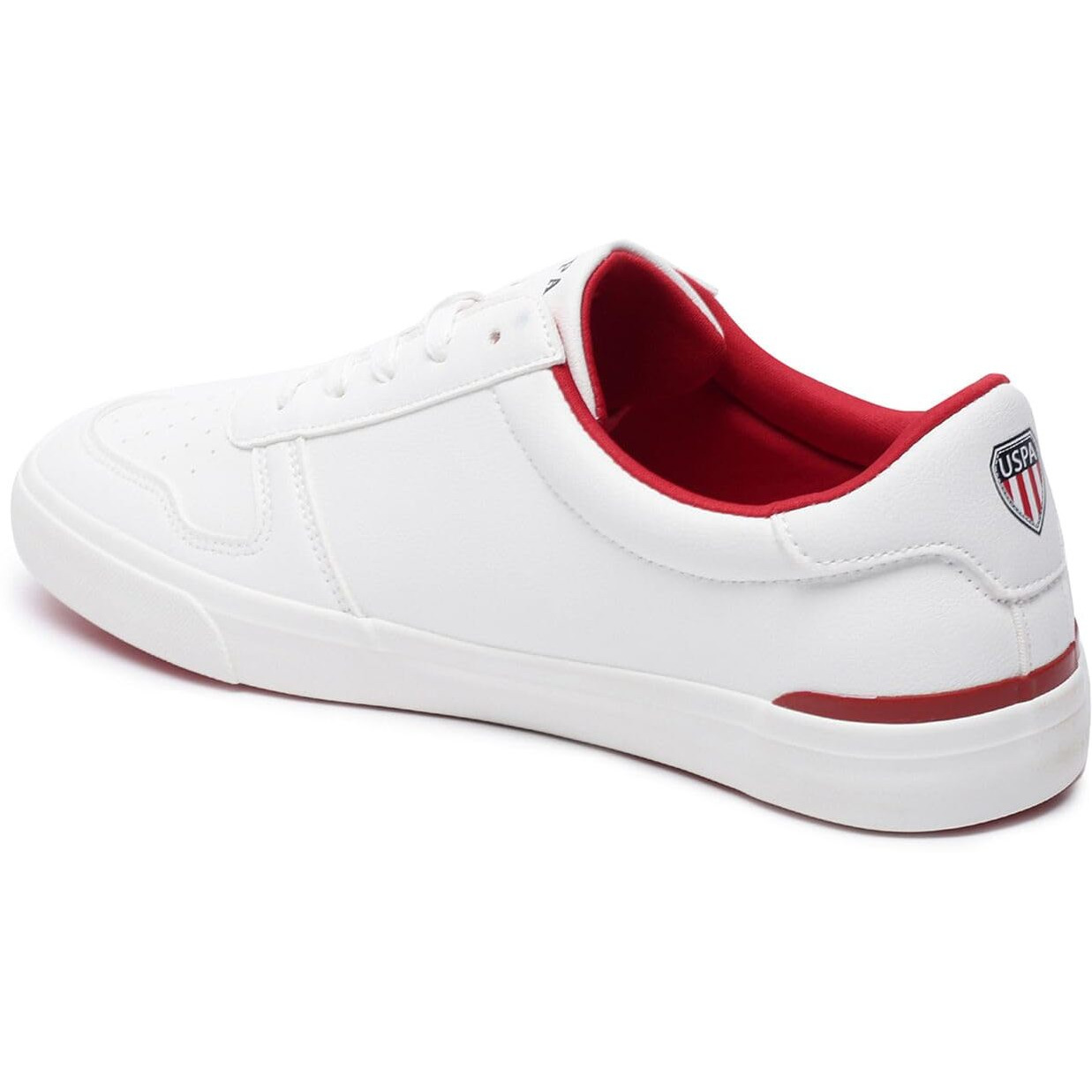 U.S. Polo Assn. Mens Britt Off White Sneaker - 7 UK (2FD22584A01)