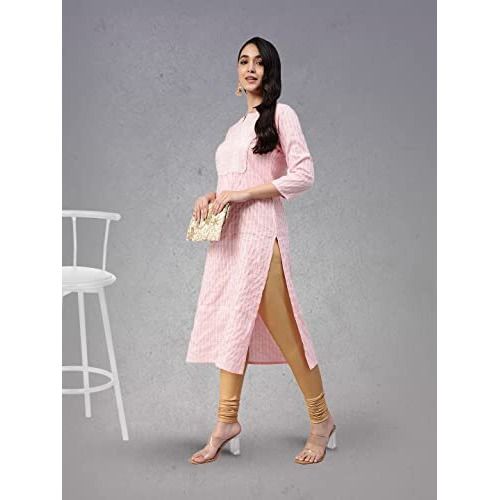 Lyra Women Solid Premium Cotton Churidar Leggings | Mid-Waist | Fashionwear